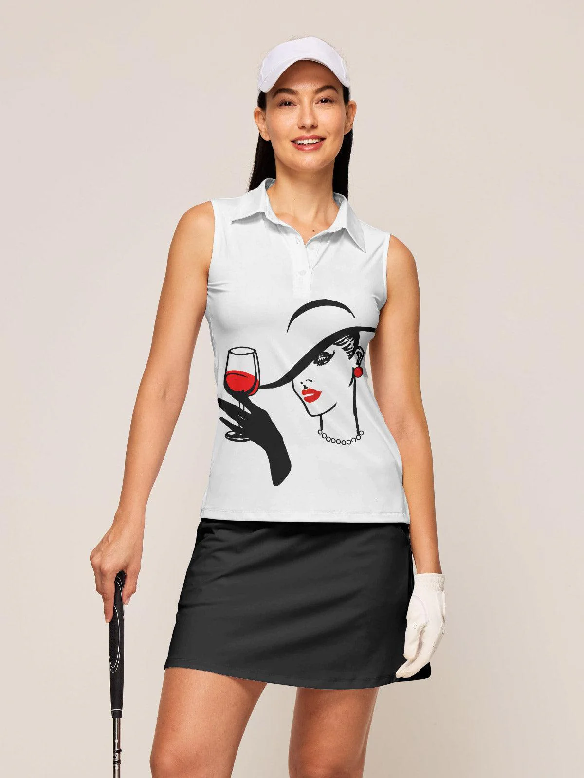 90s Grunge Polo Top UPF50+ - Image 2