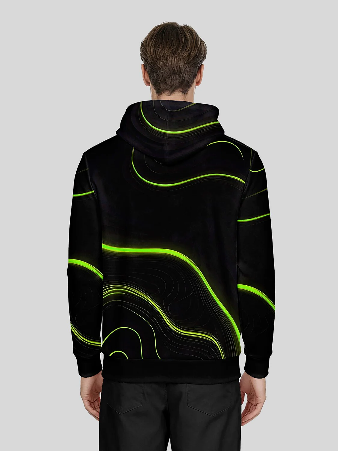 Air brush Men's Golf Hooded Sweatshirt - Image 4