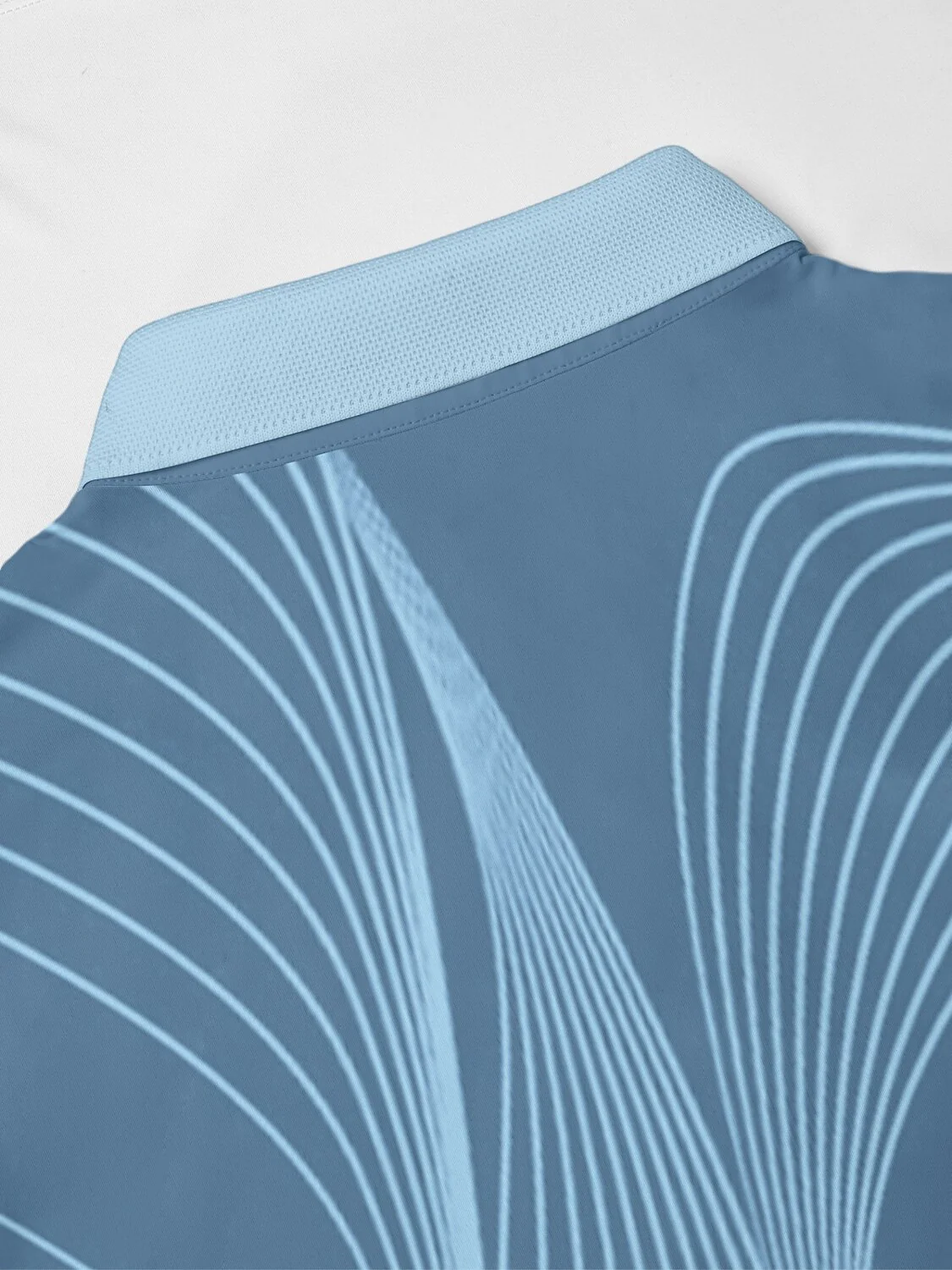 Air Brush Men's Ribbed Collar Polo Top UPF50+ - Image 3