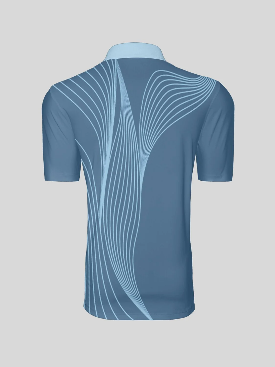 Air Brush Men's Ribbed Collar Polo Top UPF50+ - Image 6