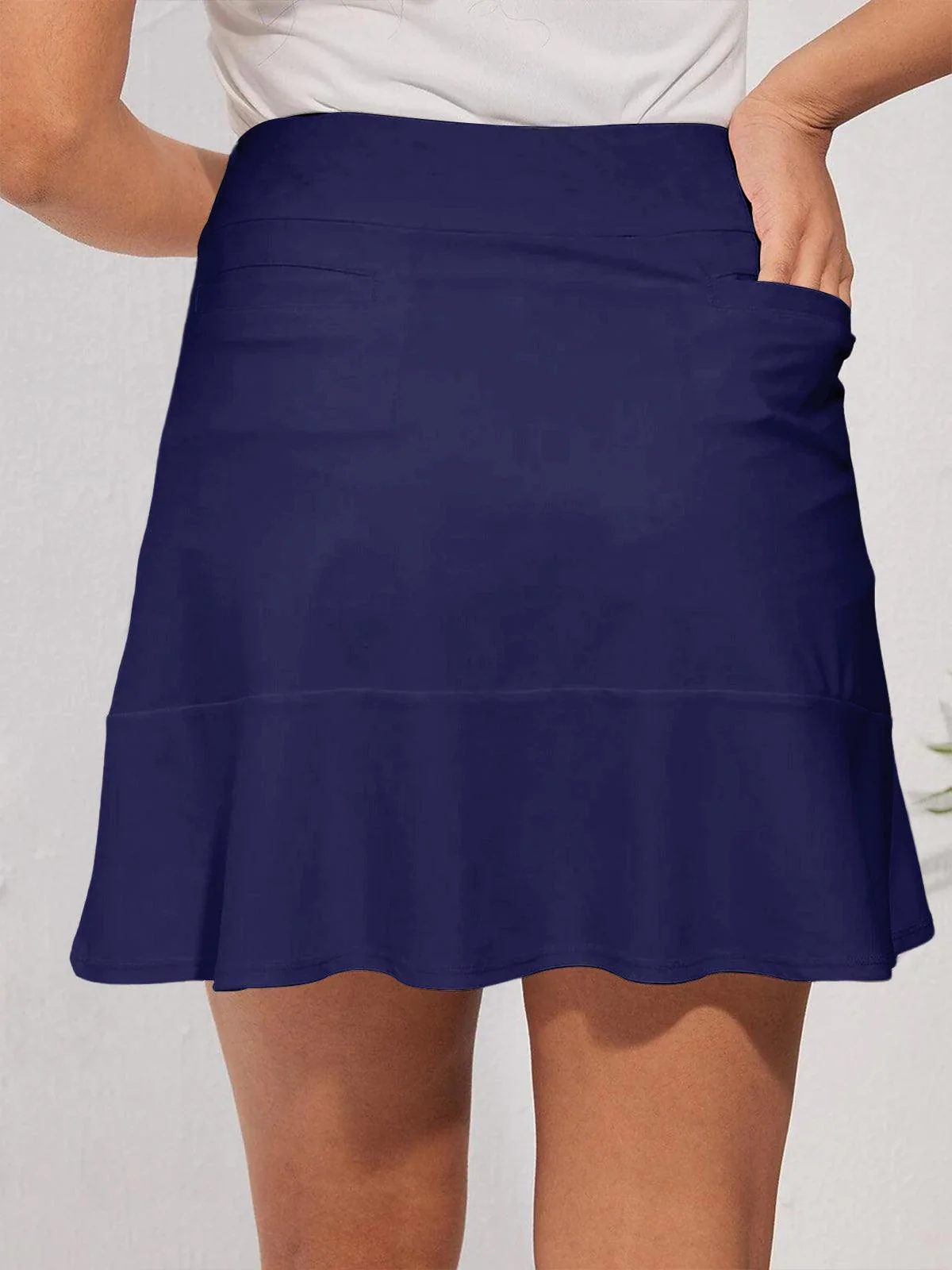 Basic 17 Inch Ruffle Skort UPF50+ - Image 3