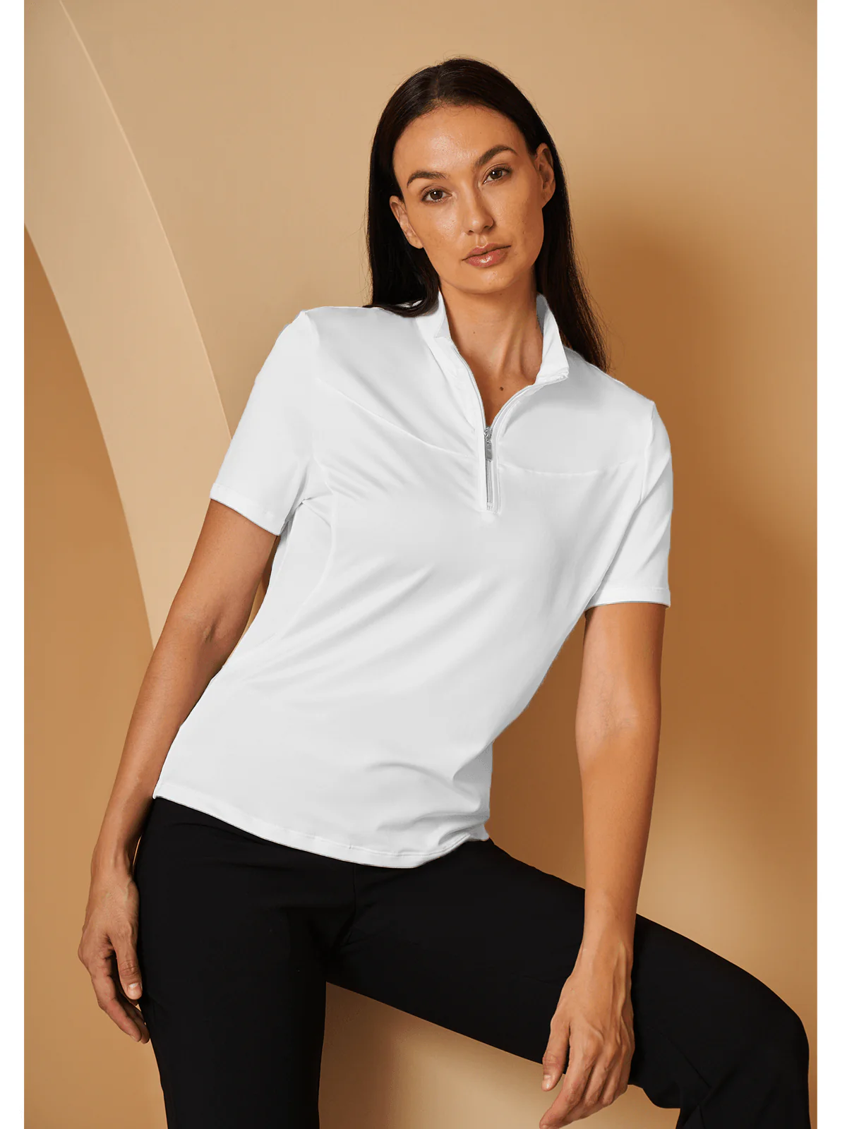 More Than Basic Golf Shirt Quarterzip UPF50+