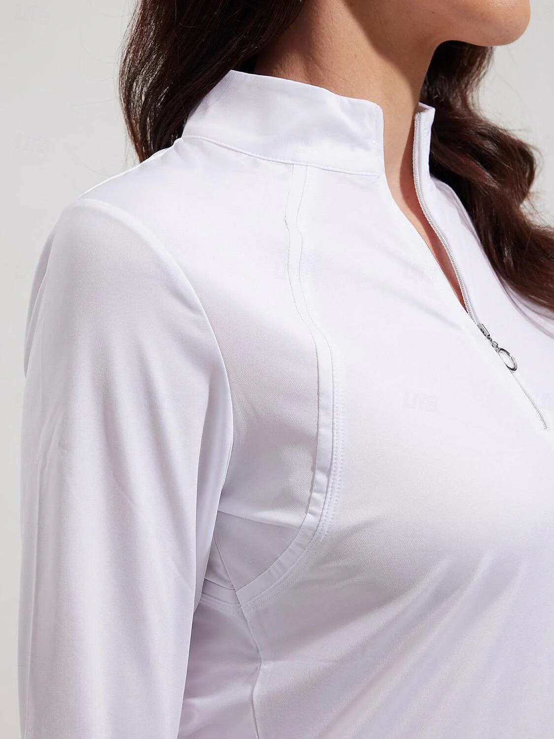 More Than Basic Golf Shirt Quarterzip UPF50+ - Image 7