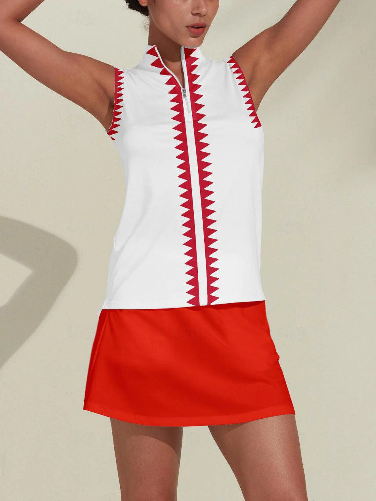Bold Baroque Golf Shirt Quarterzip UPF50+ - Image 3