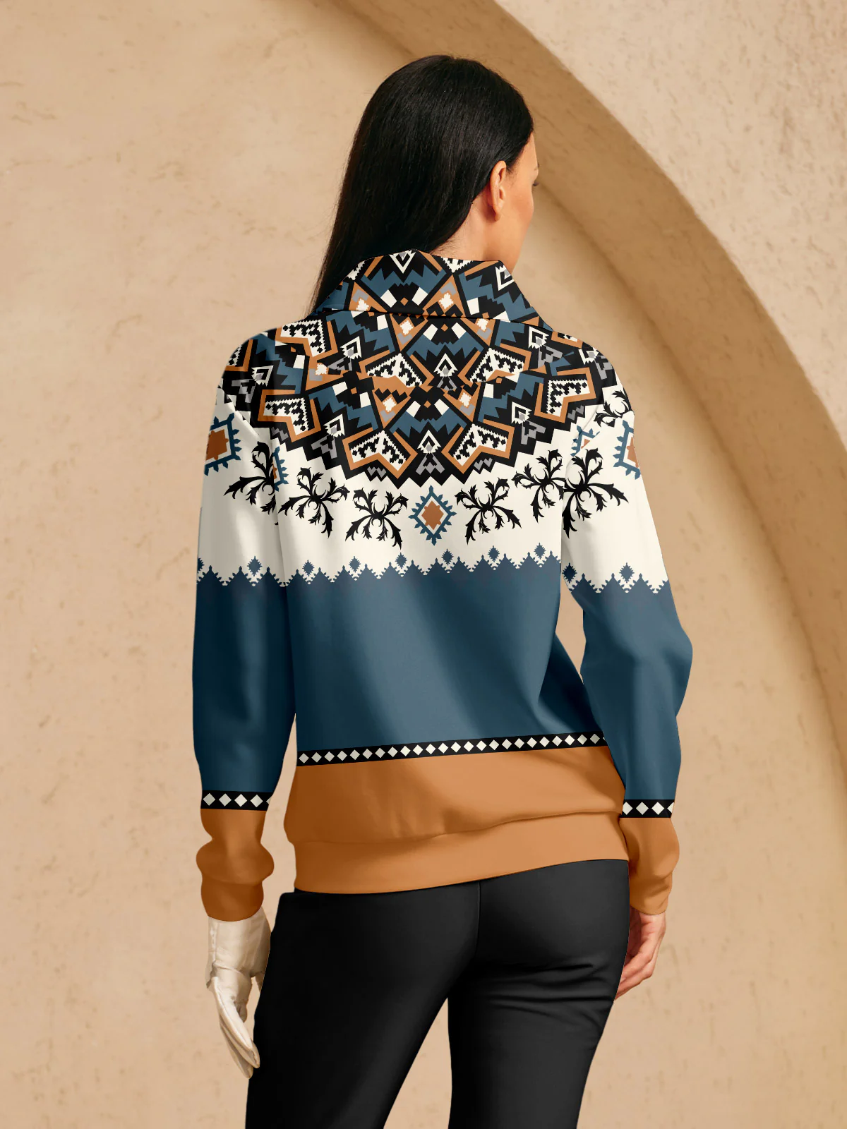 Bold Baroque Golf Sweatshirt - Image 2