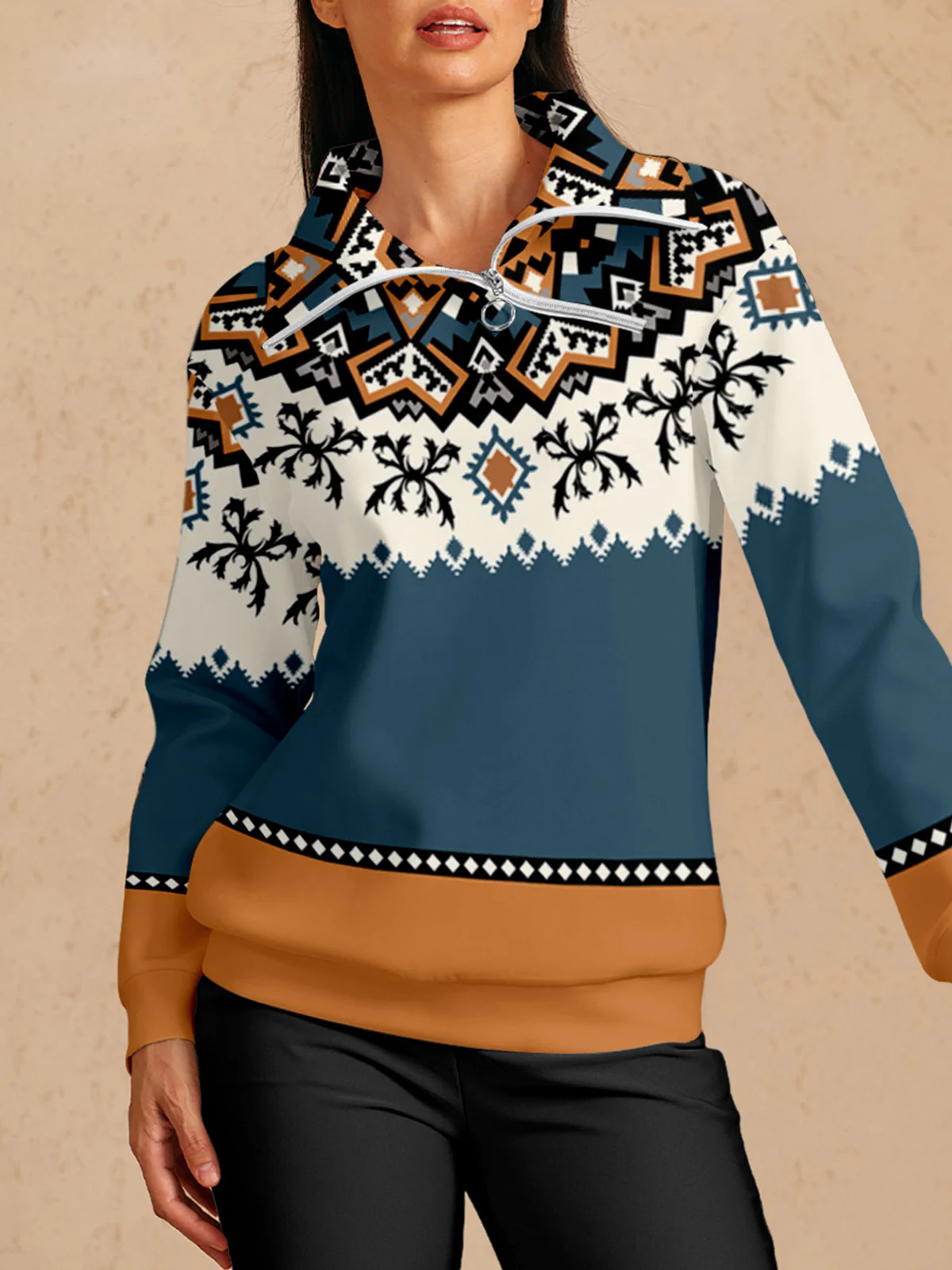 Bold Baroque Golf Sweatshirt - Image 8