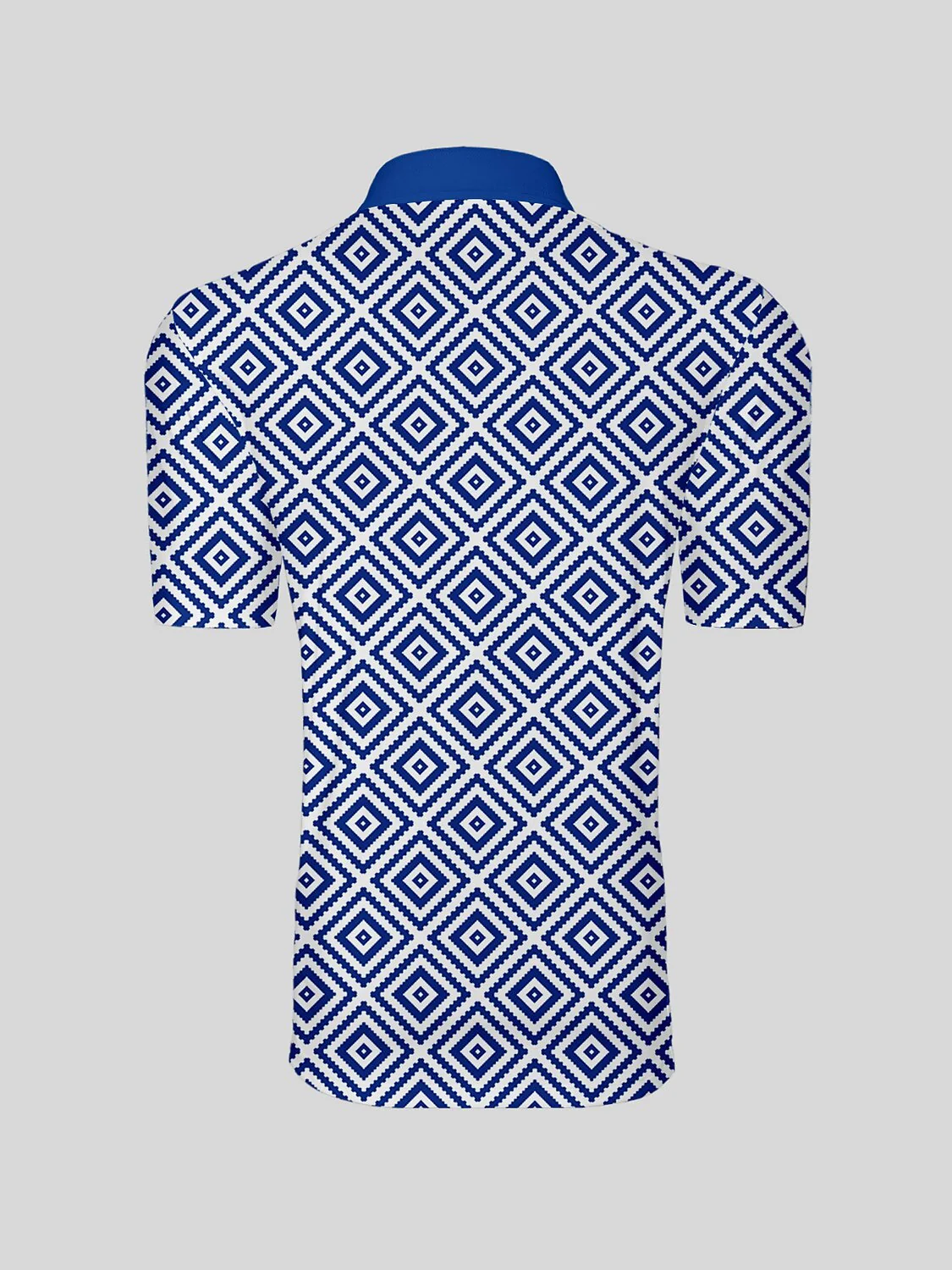 Bold Baroque Men's Ribbed Collar Polo Top UPF50+ - Image 6
