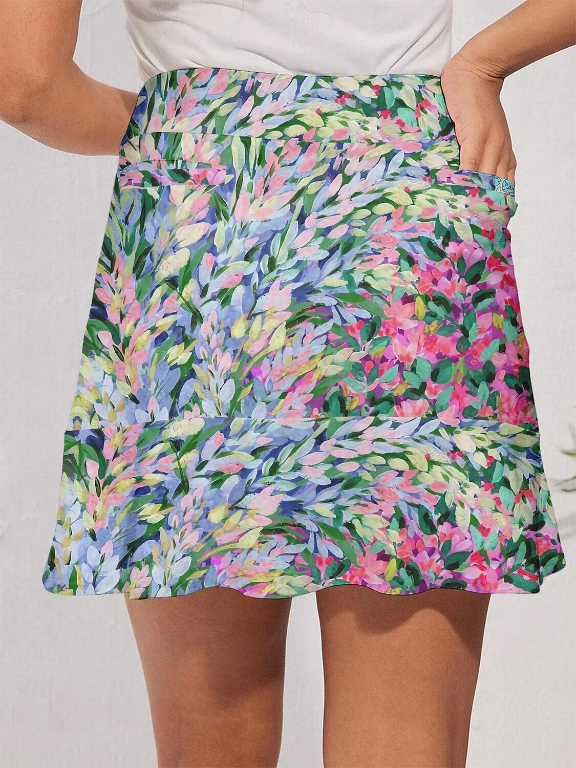 Botanical Energy 17 Inch Ruffle Skort UPF50+ - Image 3