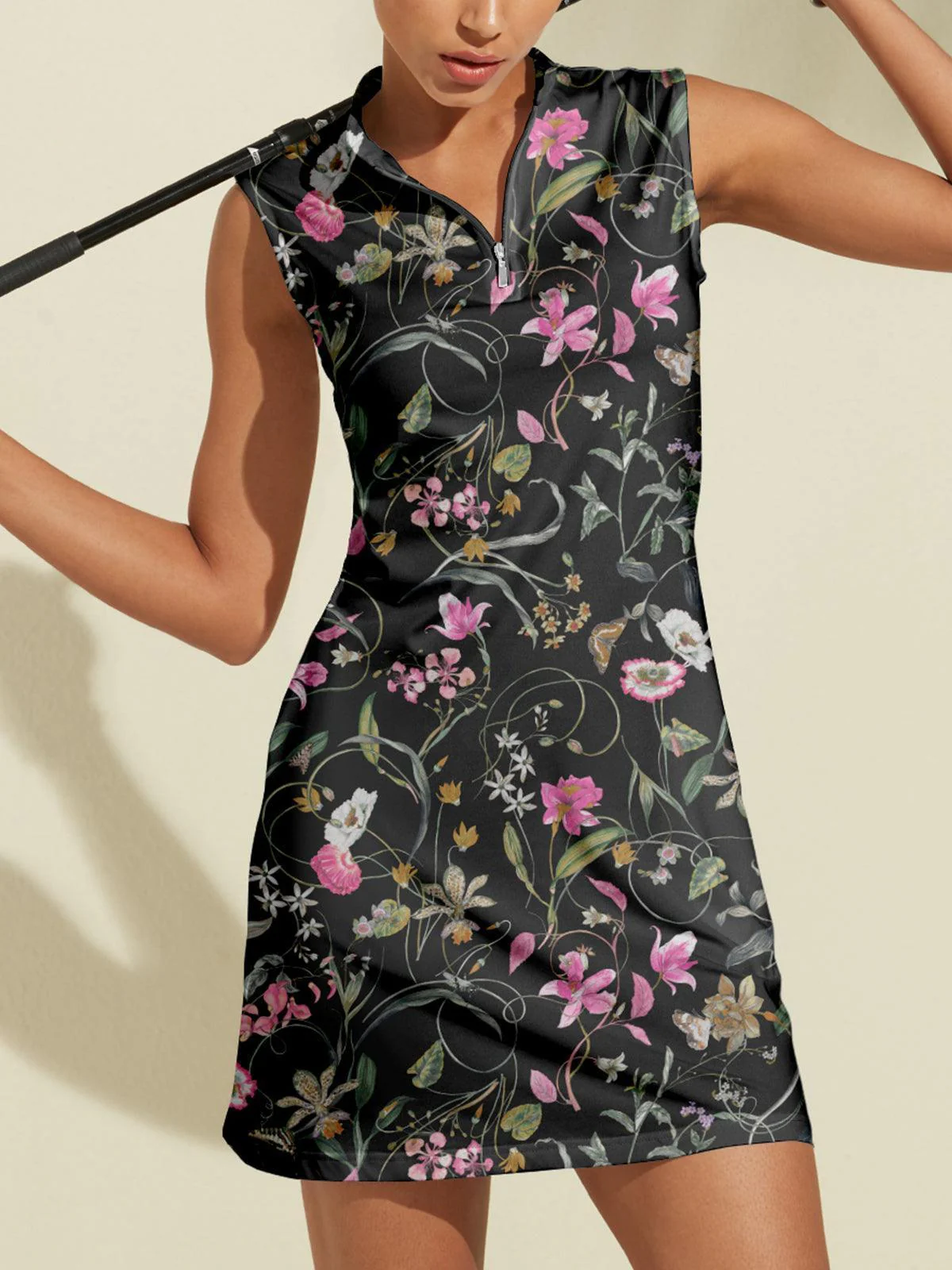 Botanical Energy Sleeveless 36.5 Inch Dress UPF50+ - Image 7