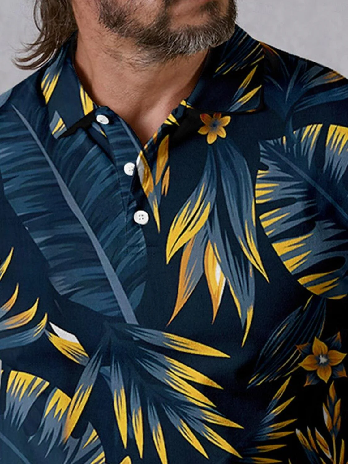 Botanical Energy Men's Polo Top UPF50+ - Image 10