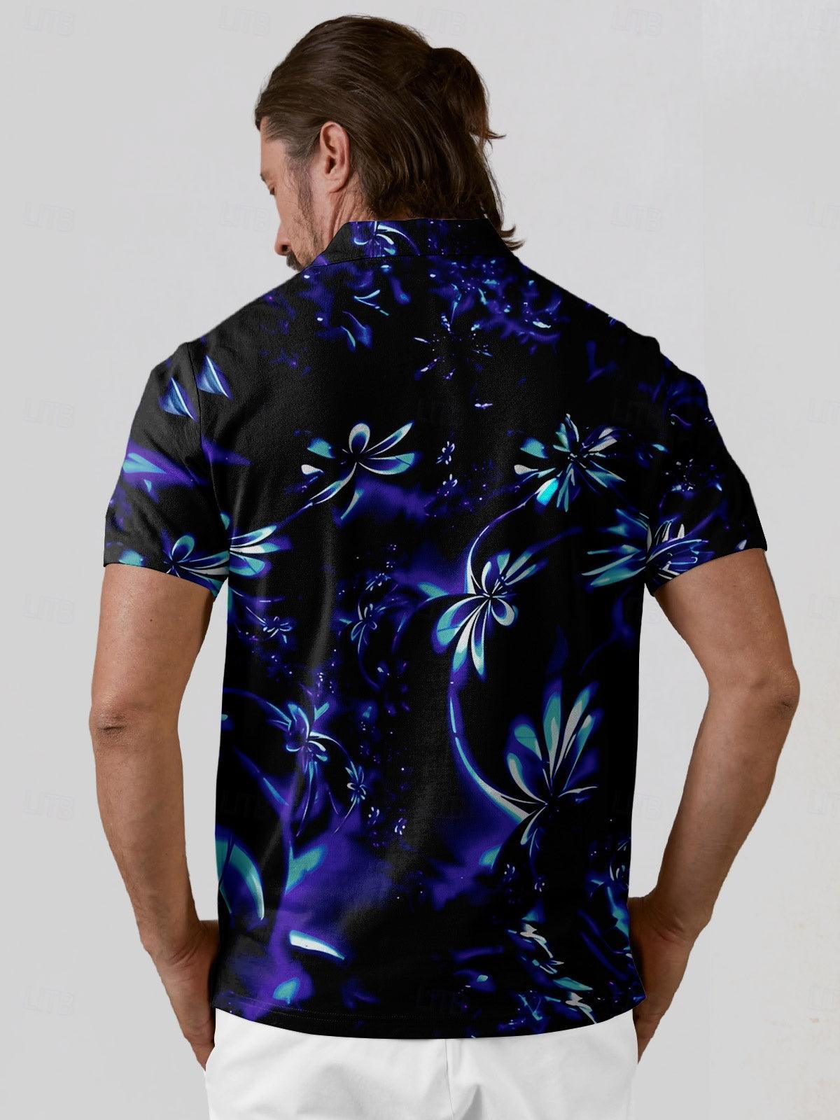 Botanical Energy Men's Polo Top UPF50+ - Image 6
