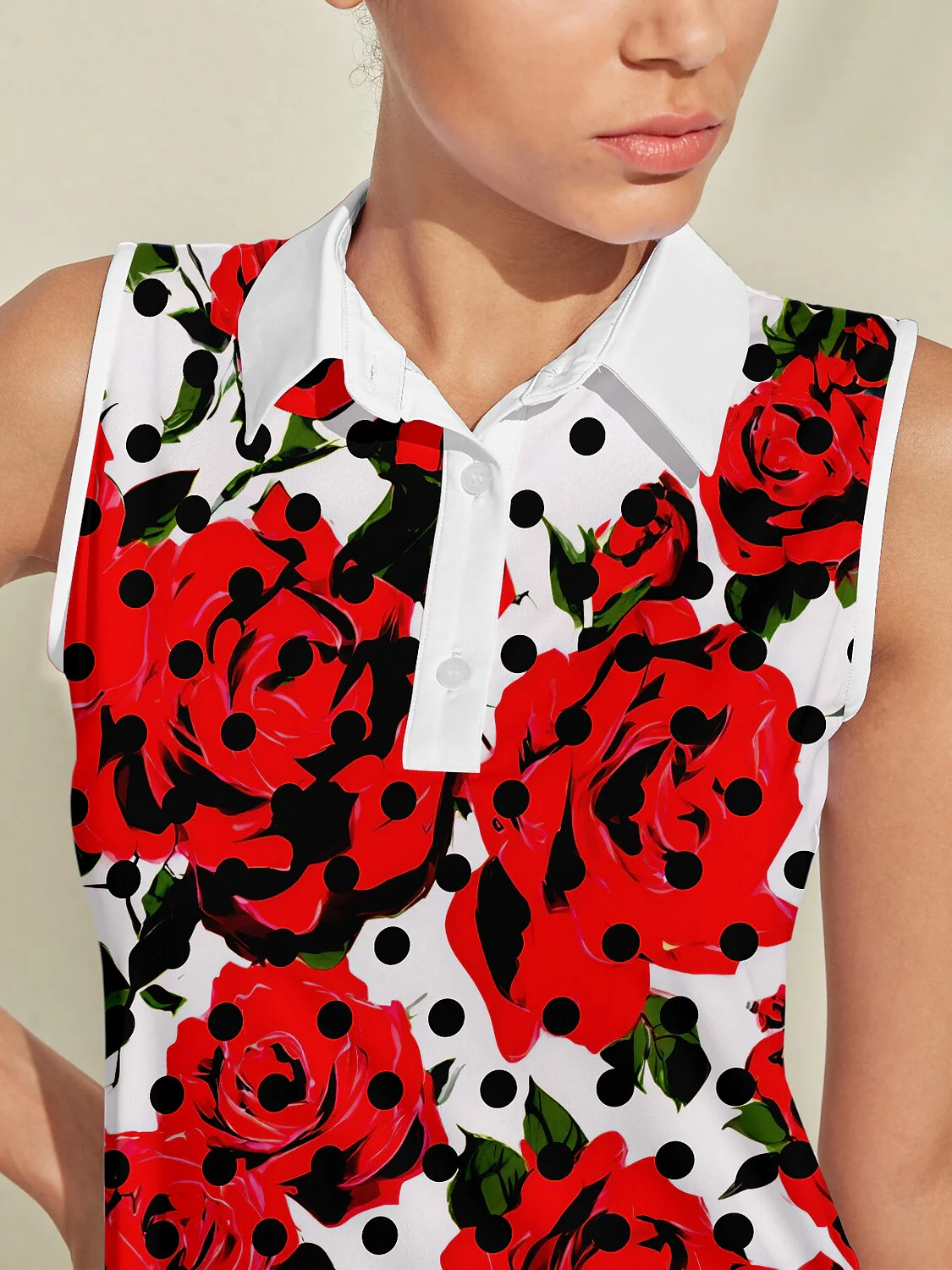 Botanical Energy Polo Top UPF50+ - Image 3