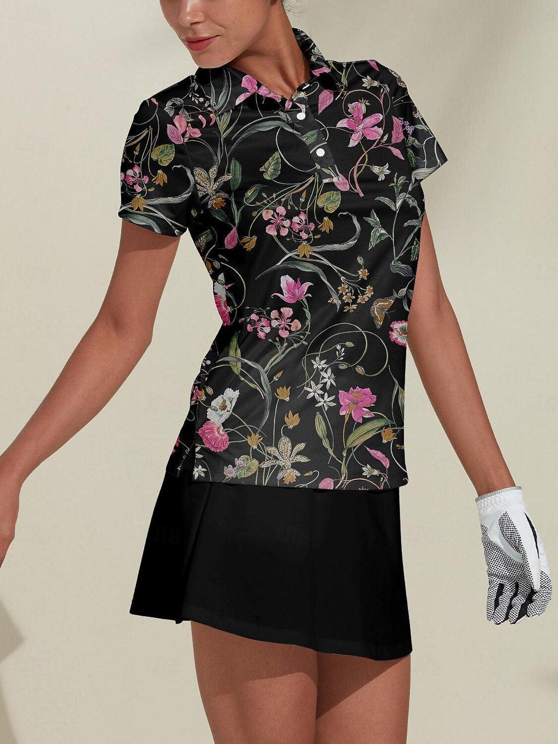 Botanical Energy Polo Top UPF50+ - Image 3