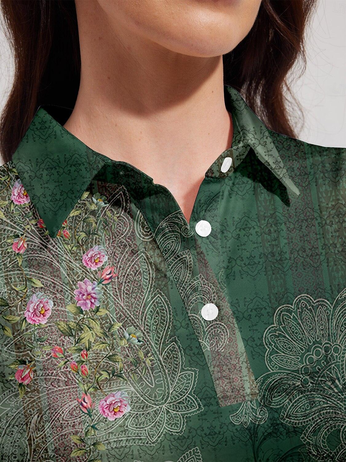 Botanical Energy Polo Top UPF50+ - Image 3