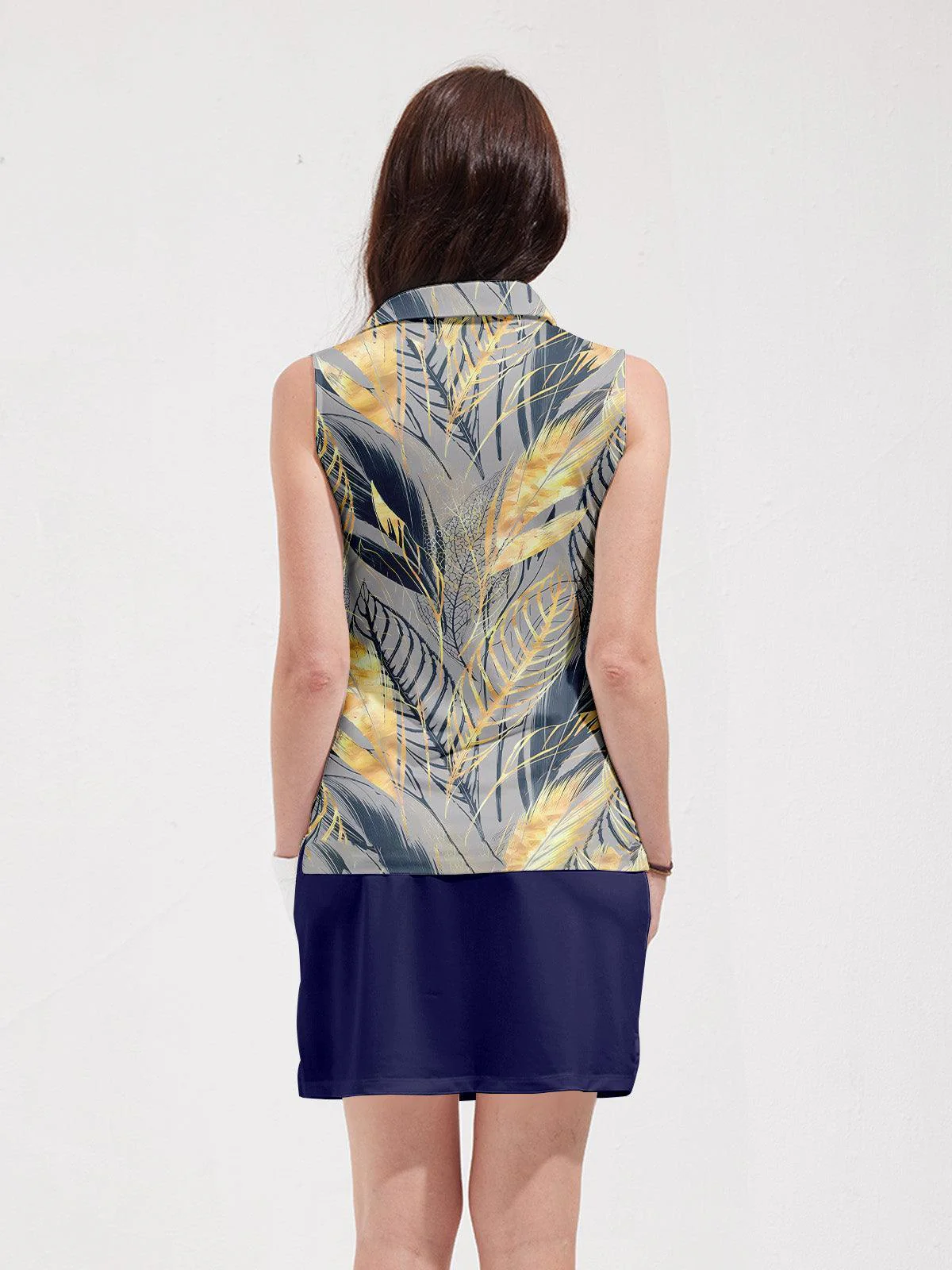Botanical Energy Polo Top UPF50+ - Image 3