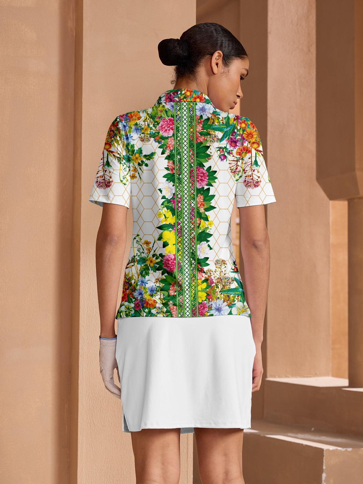 Botanical Energy Polo Top UPF50+ - Image 3