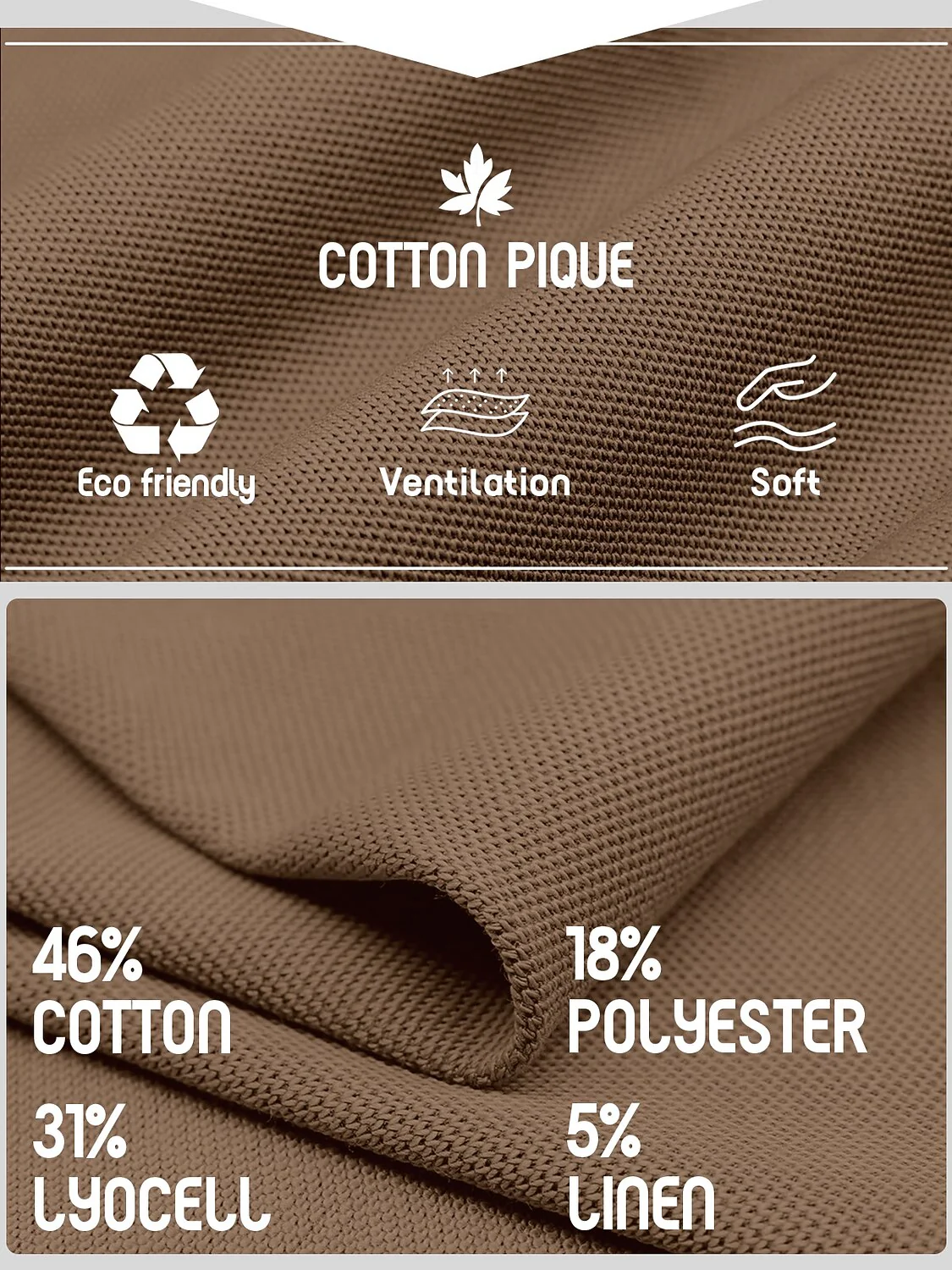 Crisp Couture Long Sleeve Pique Golf Shirt - Image 6