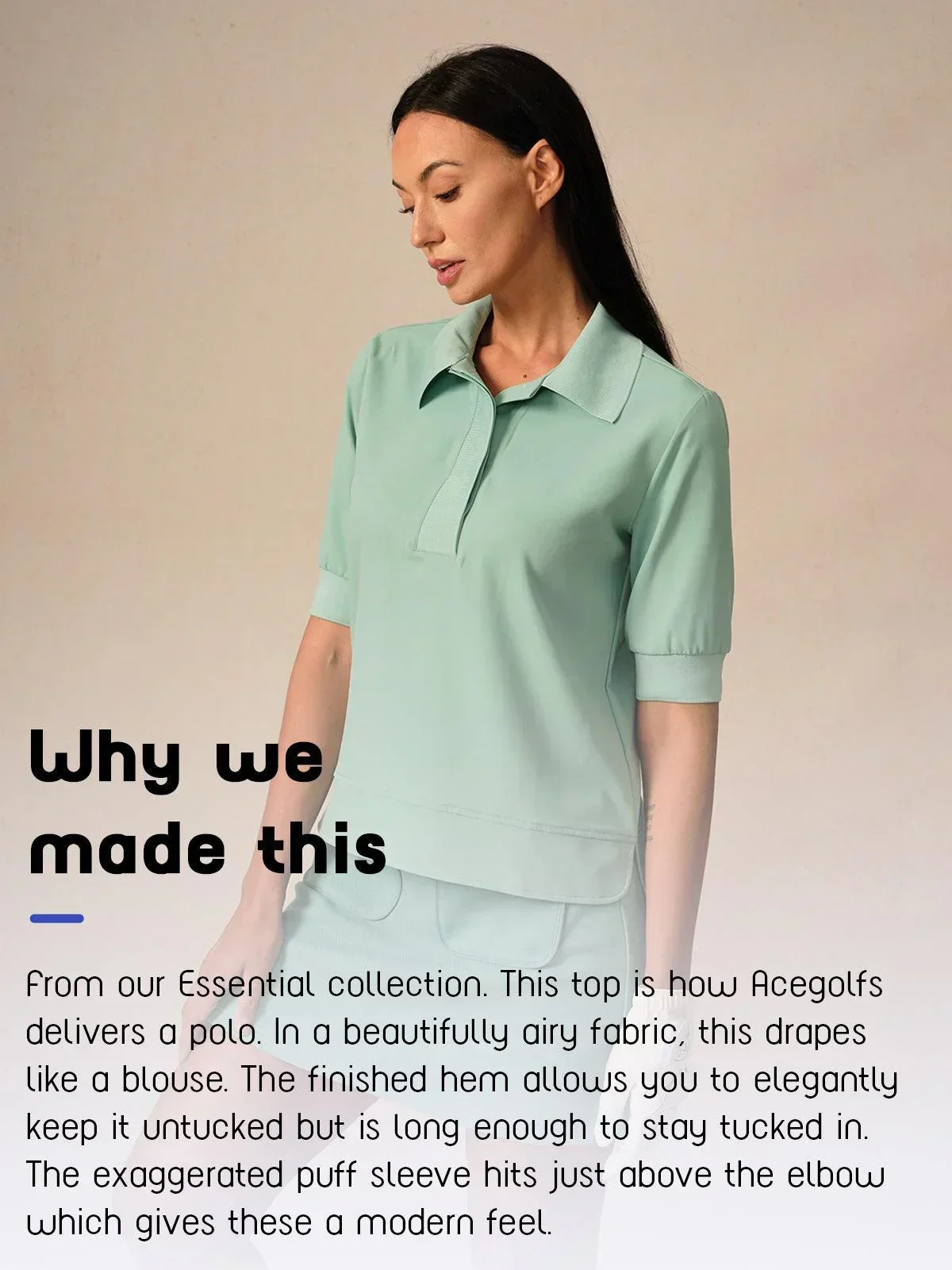 Crisp Couture Short Sleeve Polo Top UPF50+ - Image 16