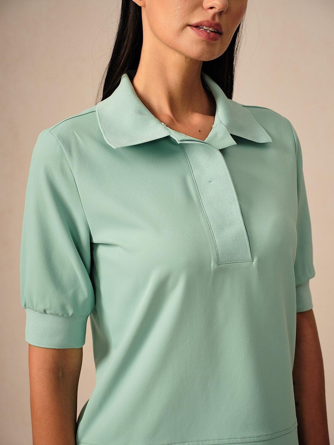Crisp Couture Short Sleeve Polo Top UPF50+ - Image 3
