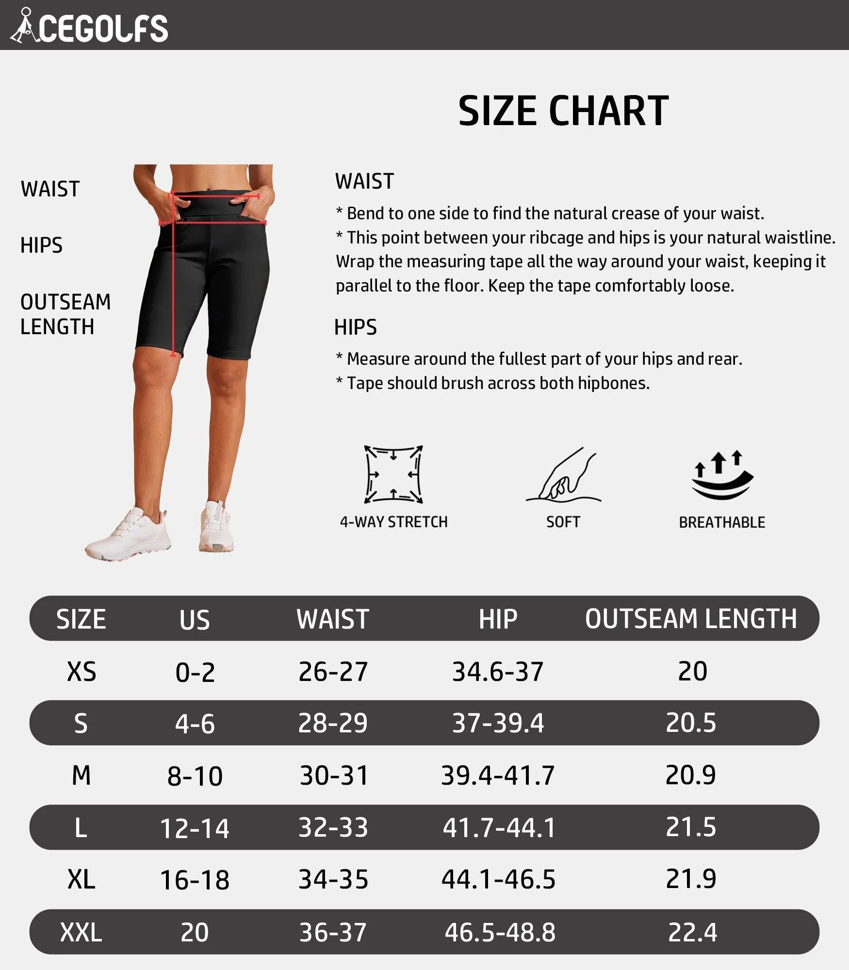 EAGLE 21 Inch Performance Stretch Shorts - Image 4