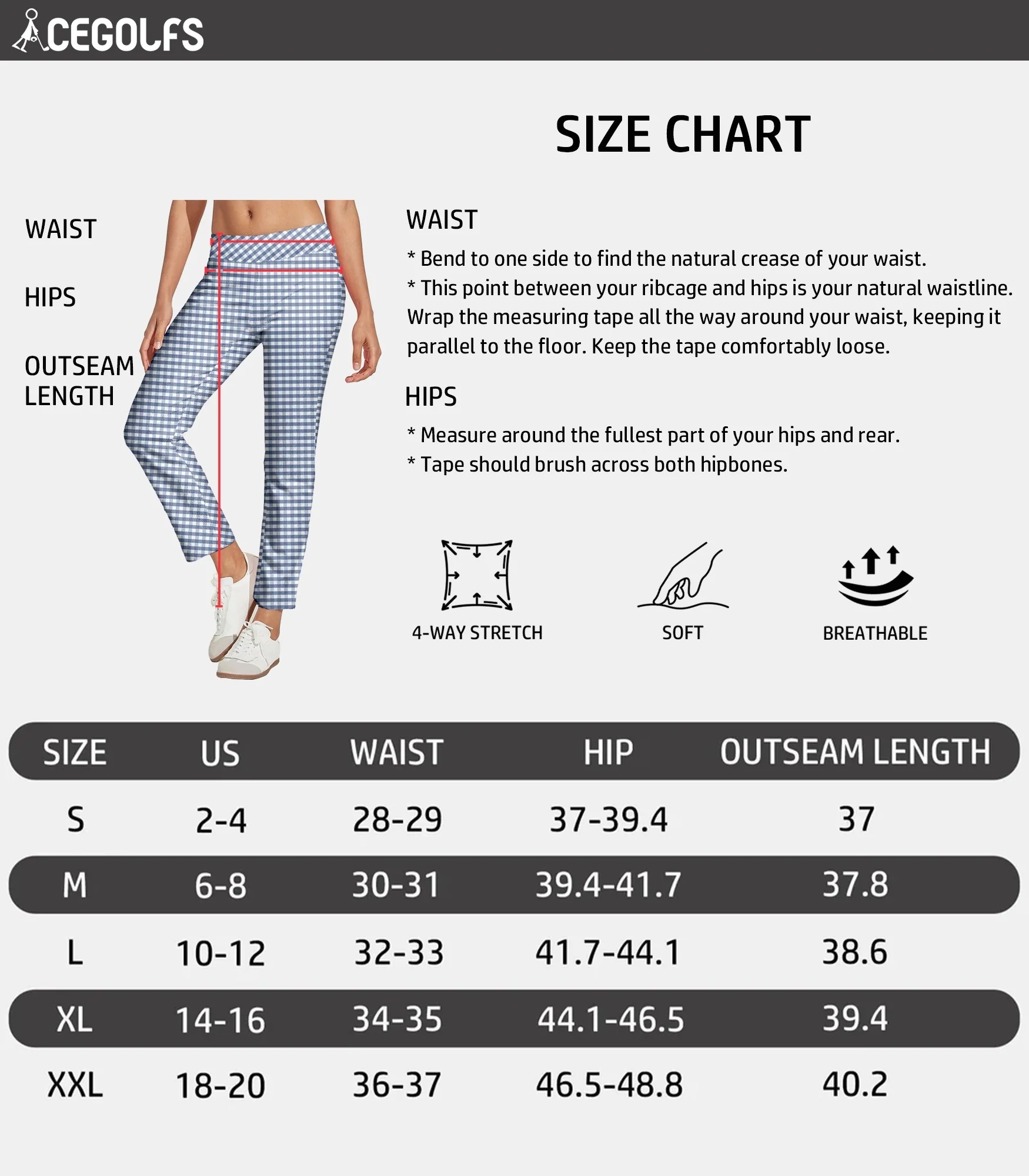 EAGLE 28 Inch Performance Stretch Ankle Pants - Image 9