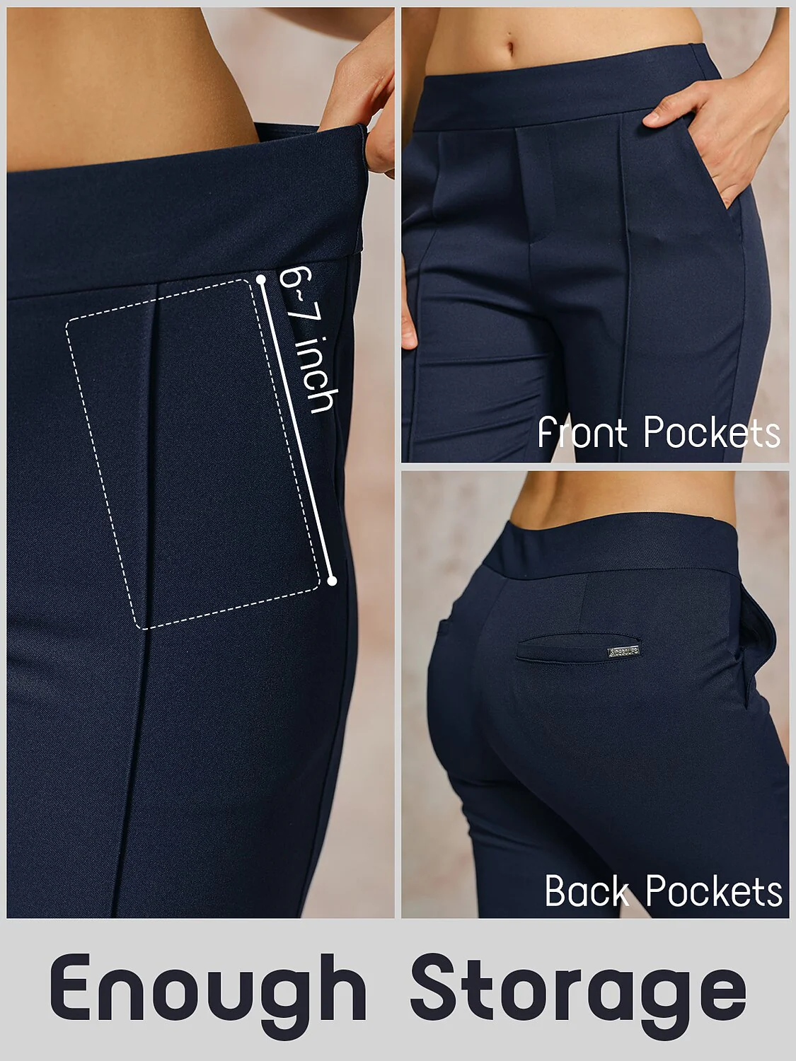 EAGLE 28 Inch Performance Stretch Split Ankle Pants - Image 5