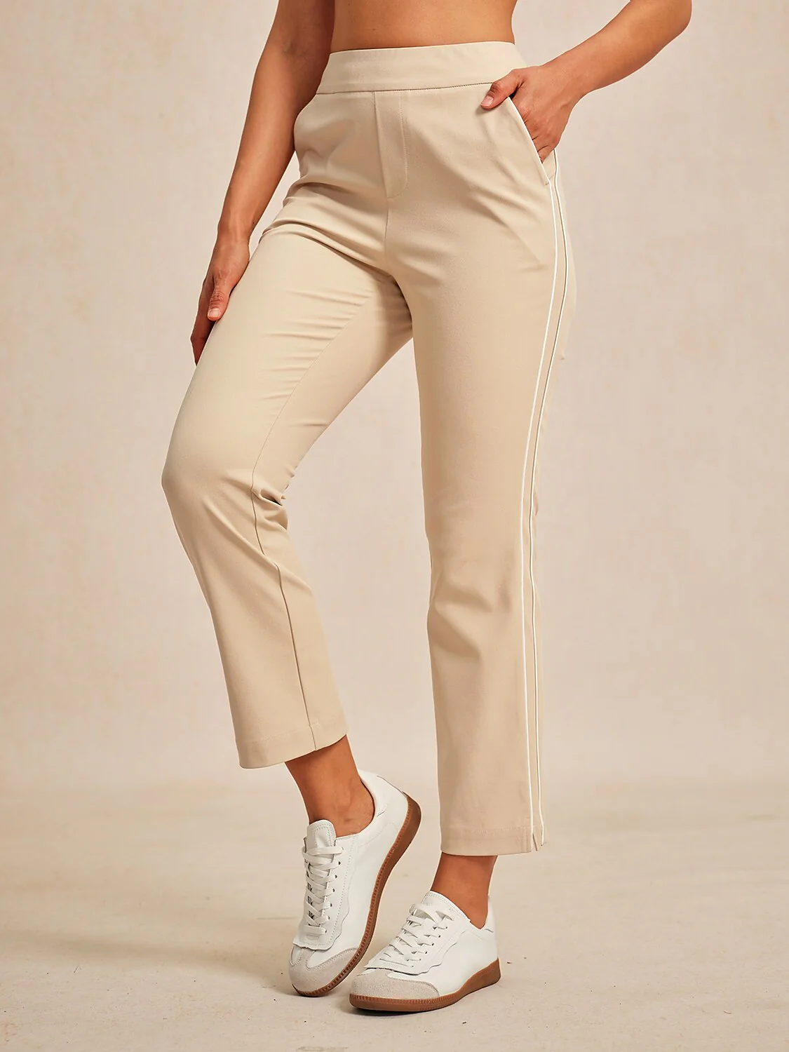 Eagle 28 Inch Performance Stretch Trimmed Ankle Pants - Image 7