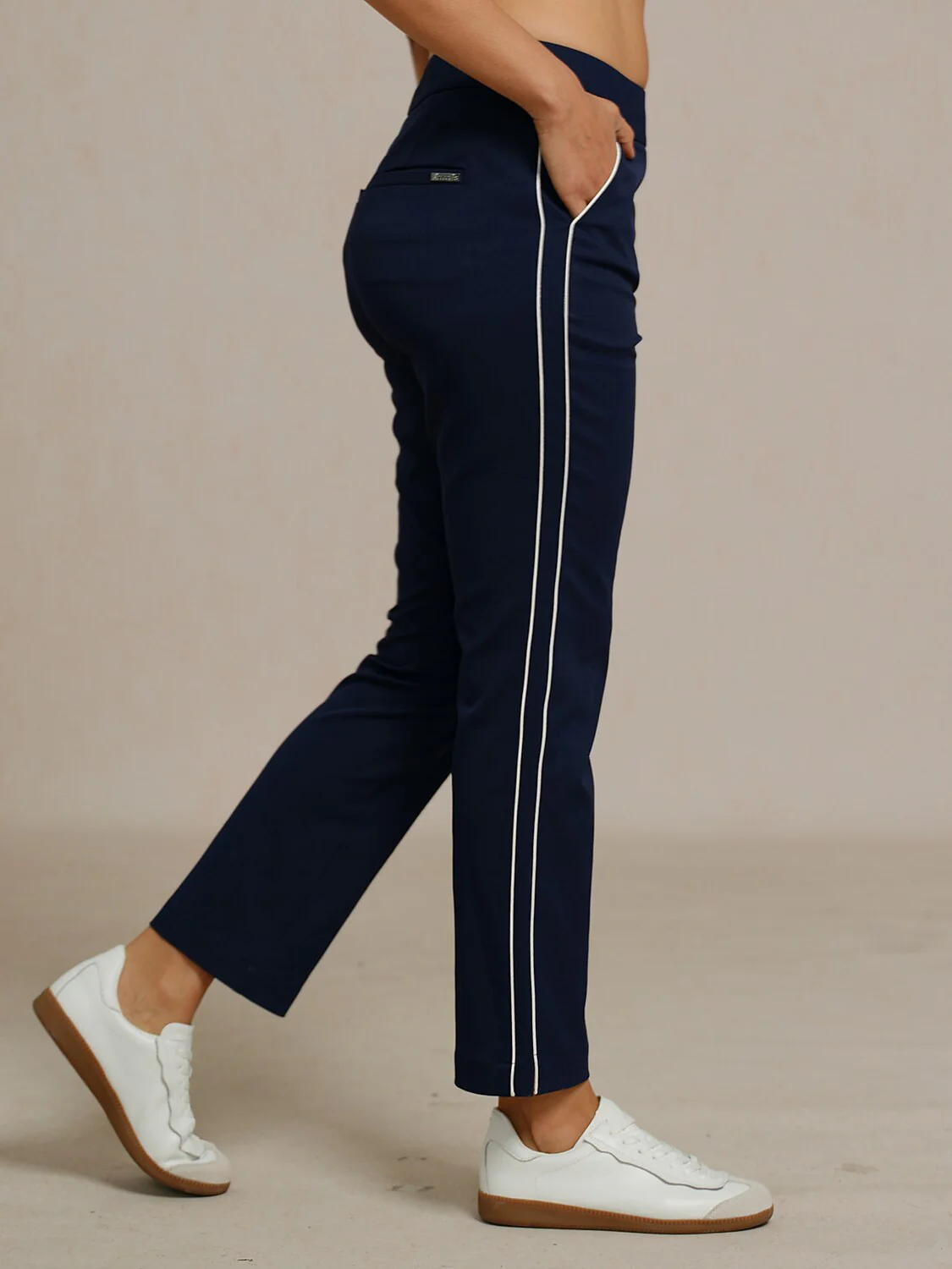 Eagle 28 Inch Performance Stretch Trimmed Ankle Pants - Image 12