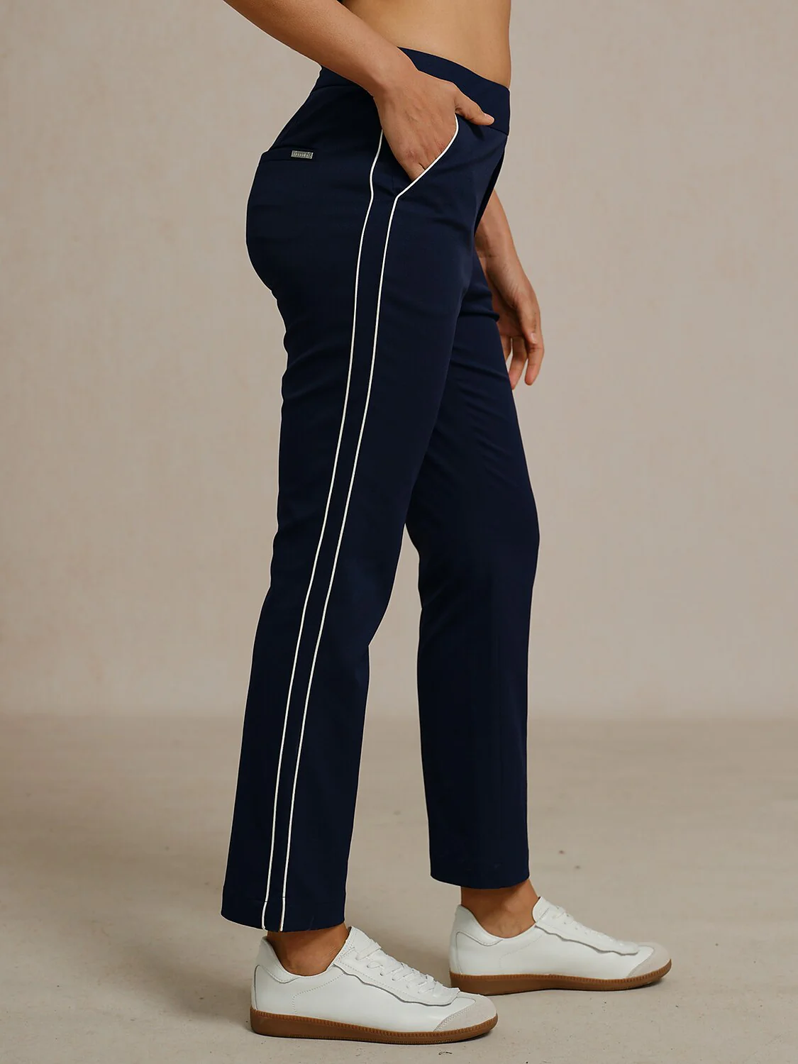 Eagle 28 Inch Performance Stretch Trimmed Ankle Pants - Image 14