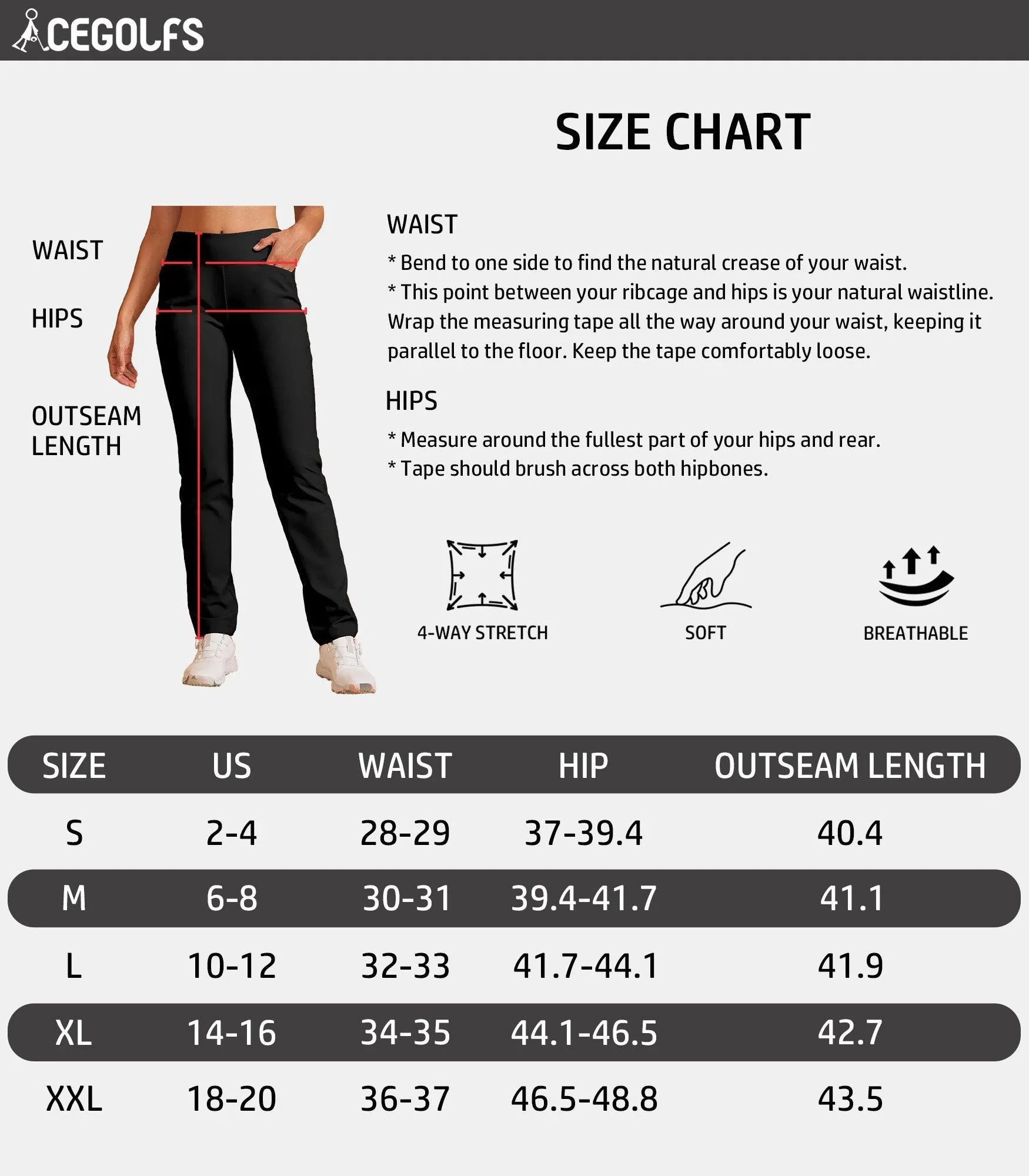 EAGLE 31 Inch Performance Stretch Pants - Image 5