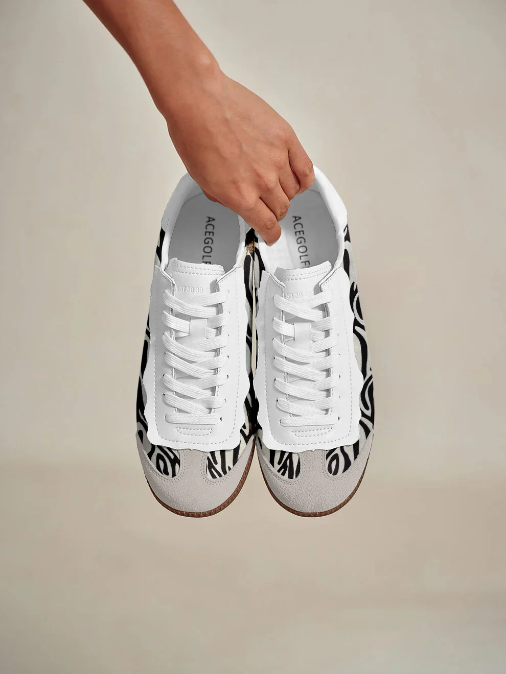 FitFlex Leather Retro Trainer Sneakers Women - Image 23