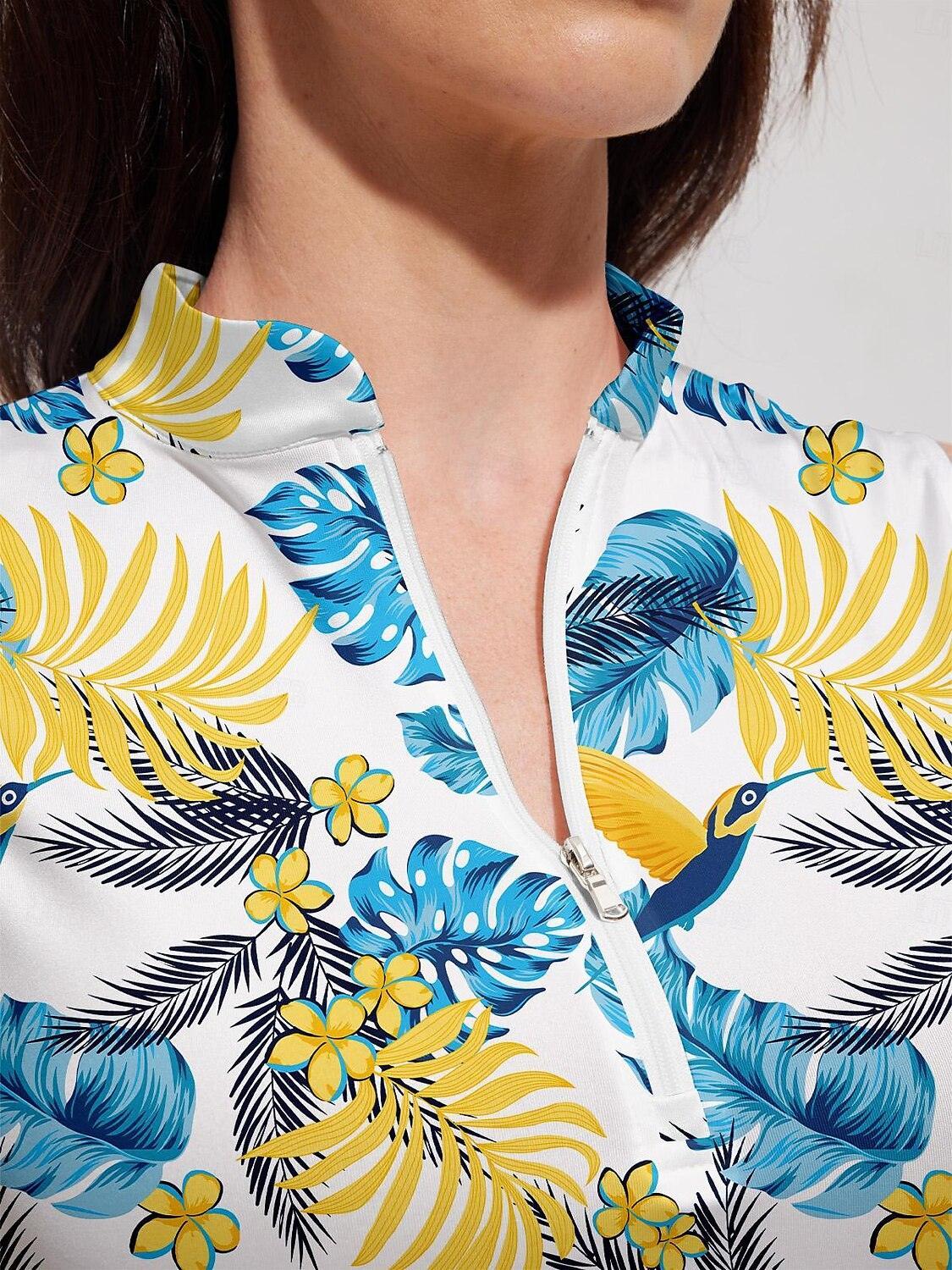 Hyped-up Tropical Sleeveless 36.5 Inch Dress UPF50+ - Image 3