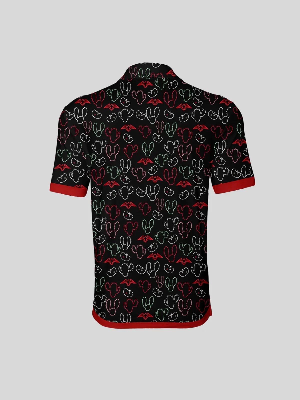 Hyped-up Tropical Men's Polo Top UPF50+ - Image 4