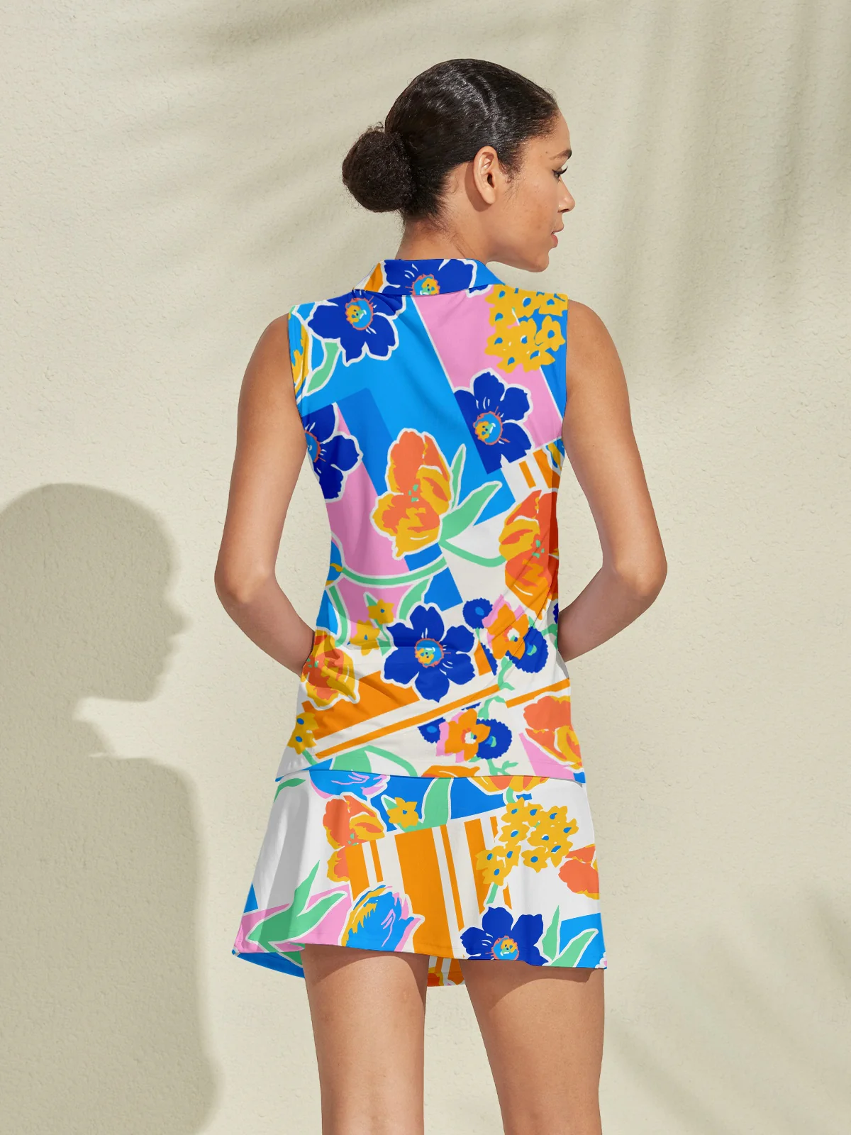 Hyped-up Tropical Polo Top UPF50+ - Image 2