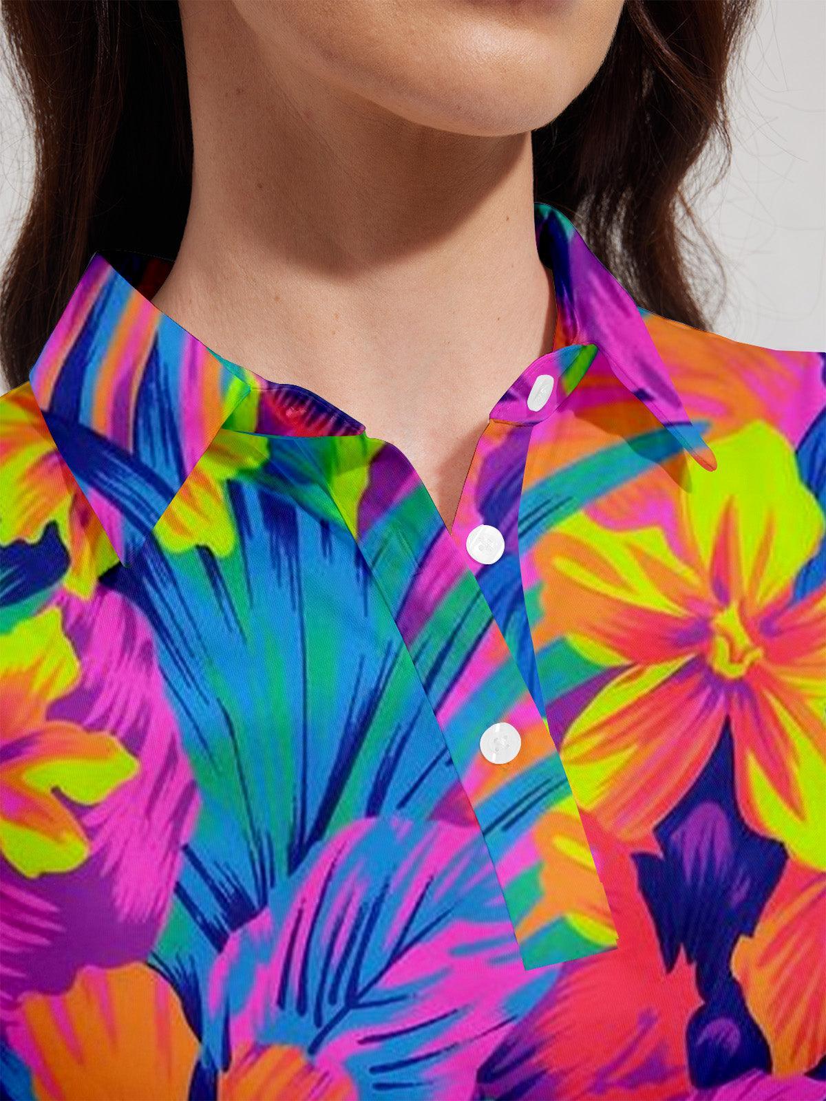 Hyped-up Tropical Polo Top UPF50+ - Image 2
