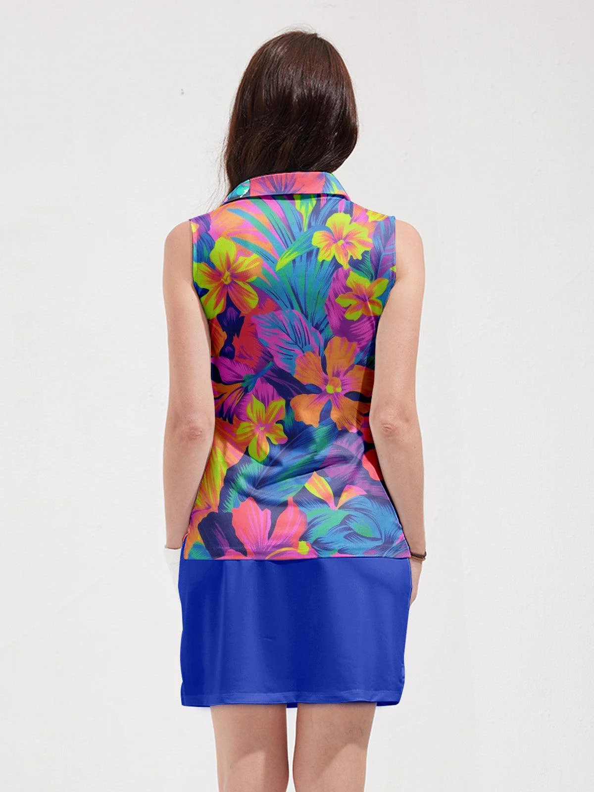 Hyped-up Tropical Polo Top UPF50+ - Image 3