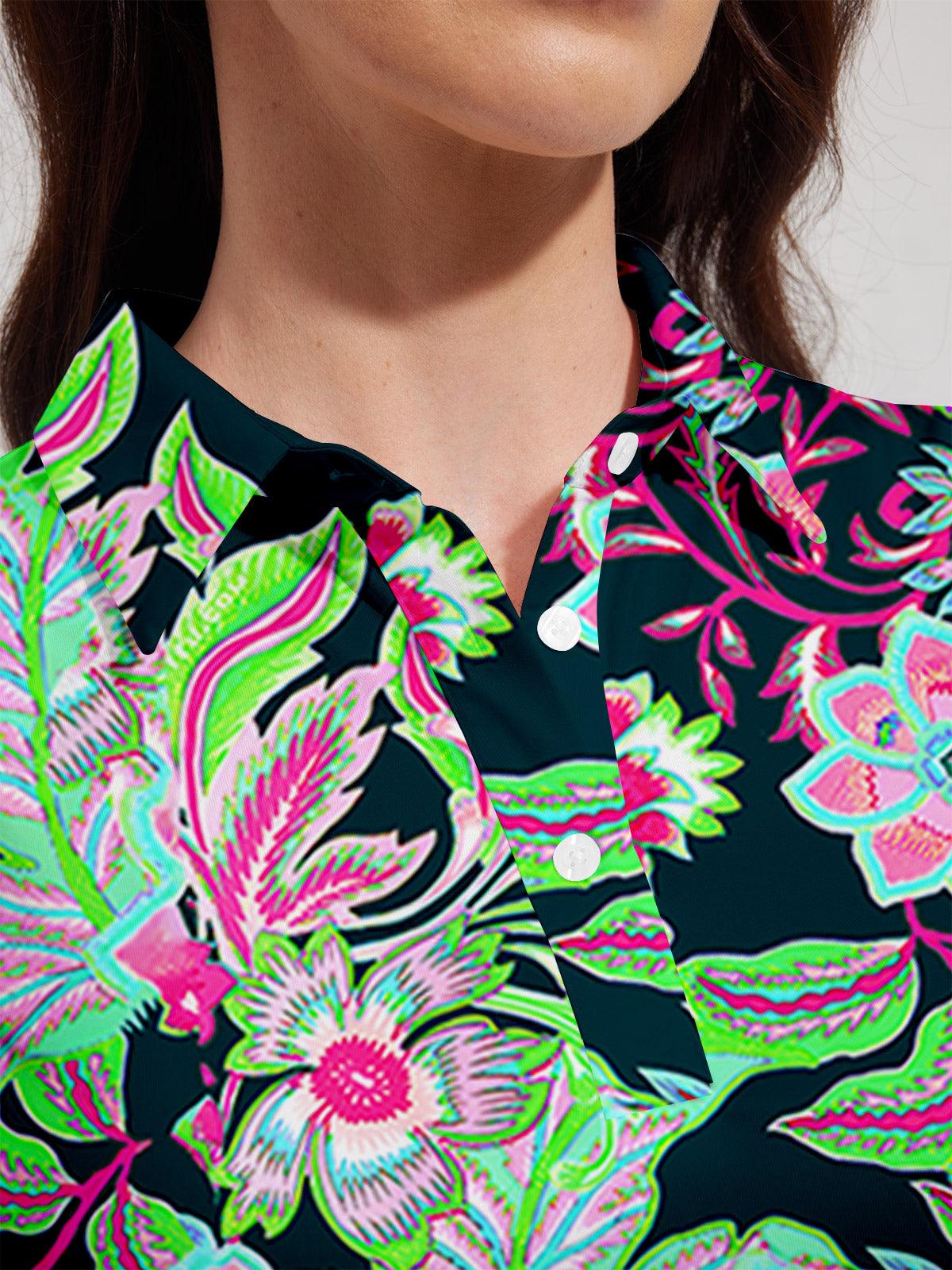 Hyped-up Tropical Polo Top UPF50+ - Image 3