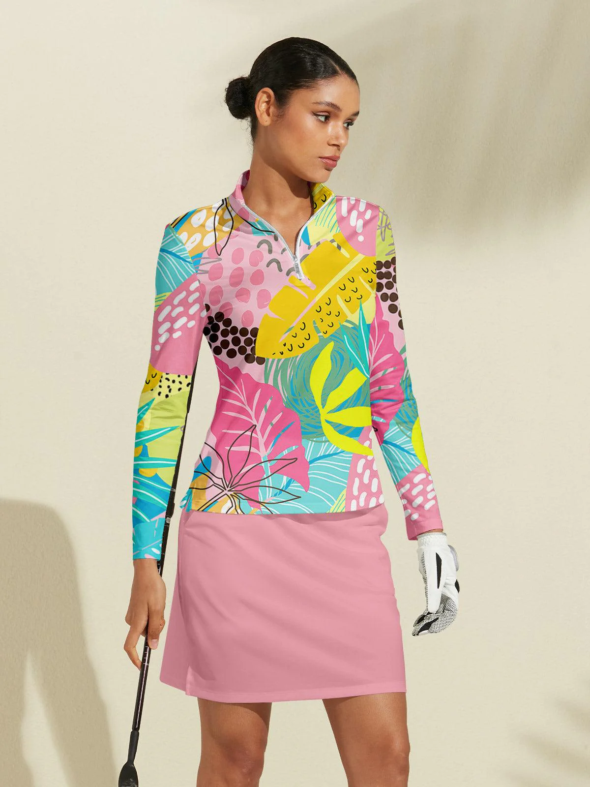 Hyped-up Tropical Pullover UPF50+ - Image 4