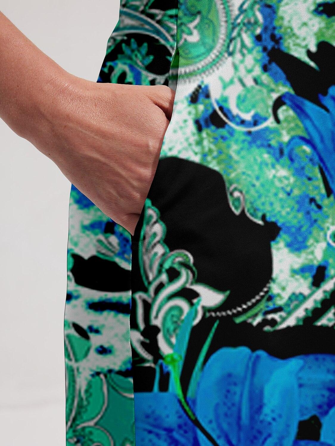 Hyped-up Tropical Sleeveless 36.5 Inch Dress UPF50+ - Image 4