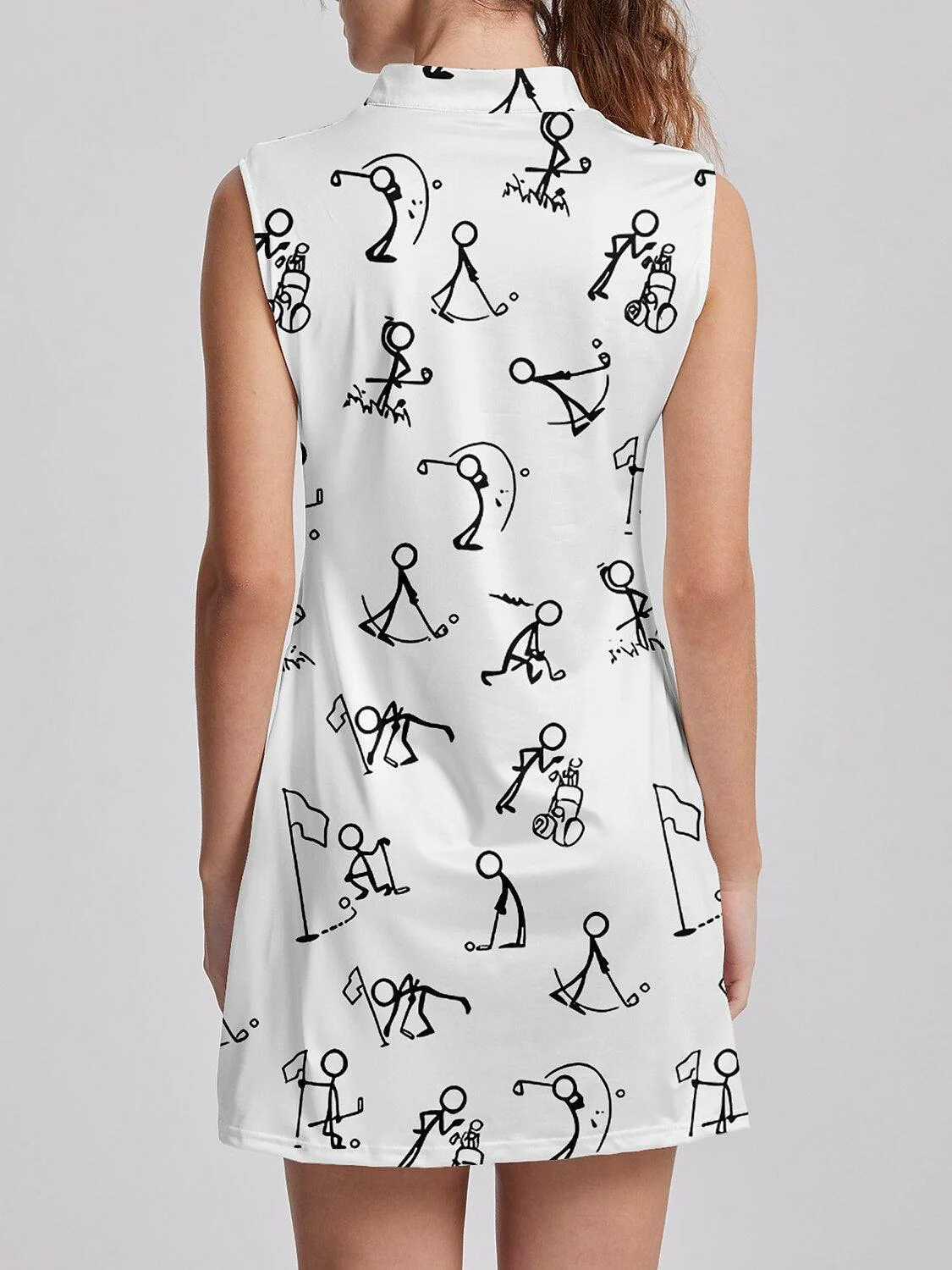 Hyper-prep Sleeveless 36.5 Inch Dress UPF50+ - Image 3