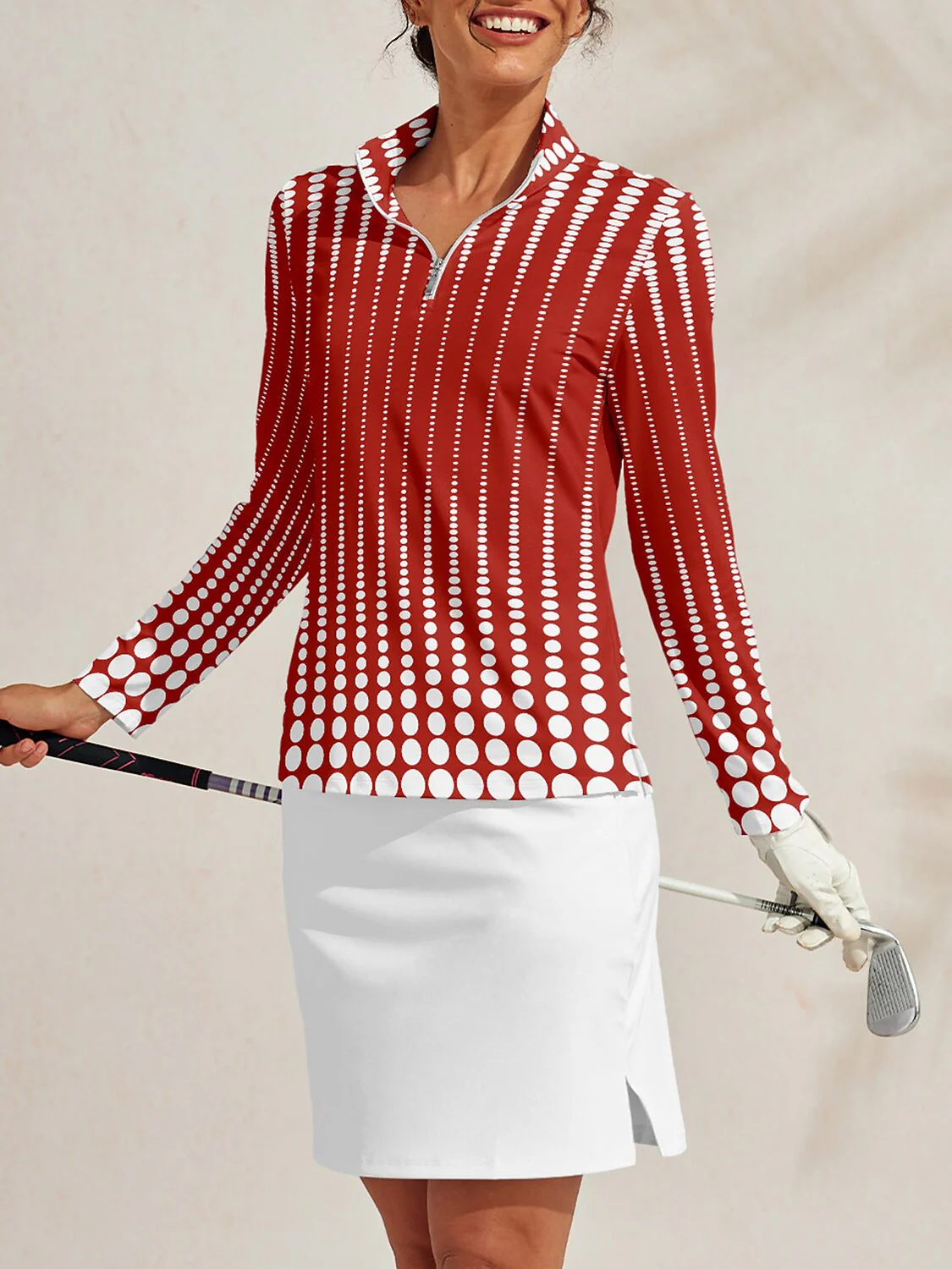 Hyper-prep Golf Shirt Quarterzip UPF50+ - Image 10