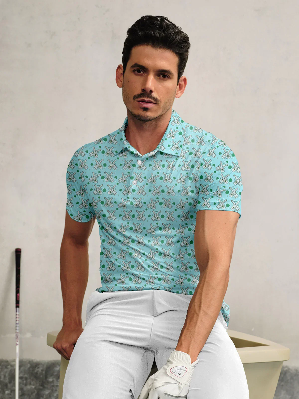Hyper-prep Men's Polo Top UPF50+ - Image 5