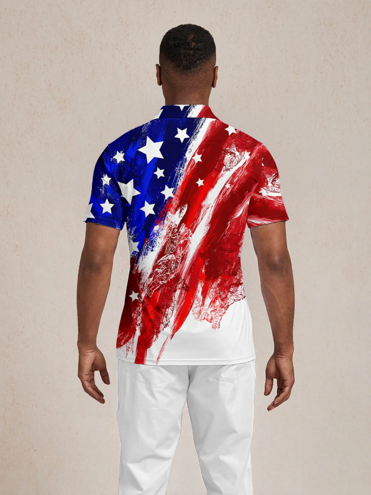 Hyper-prep USA 1776 Men's Polo Top UPF50+ - Image 10