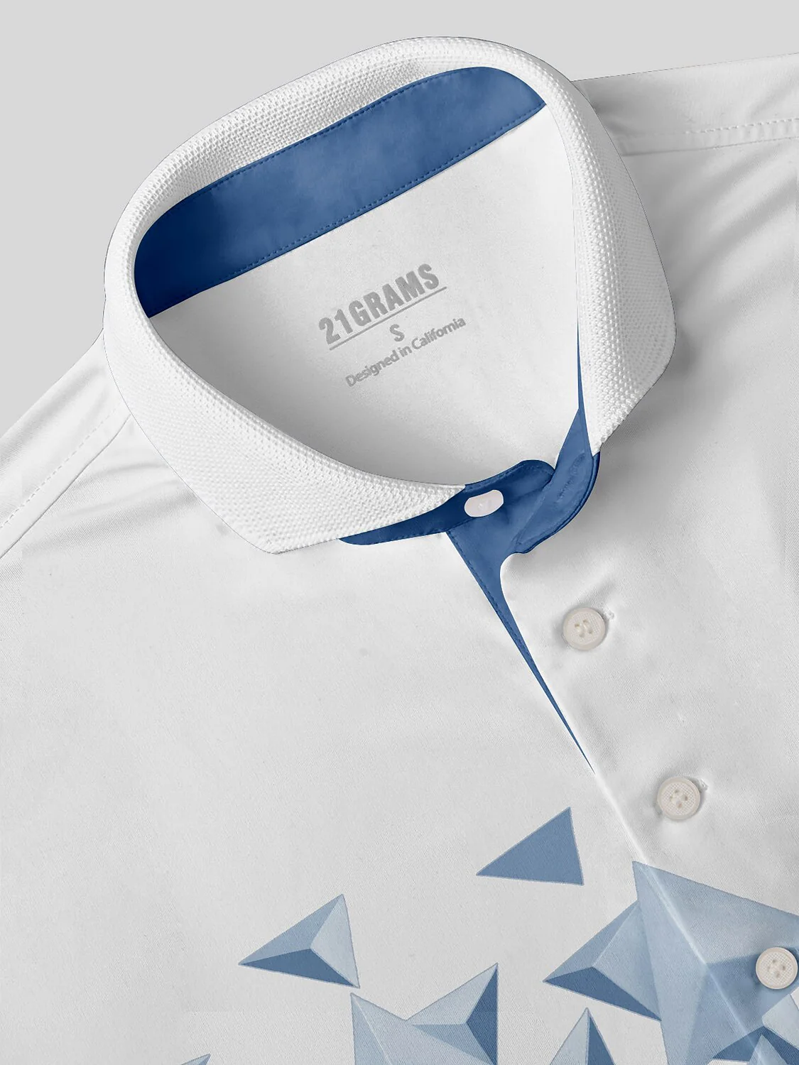 Hyper-prep Men's Ribbed Collar Polo Top UPF50+ - Image 2