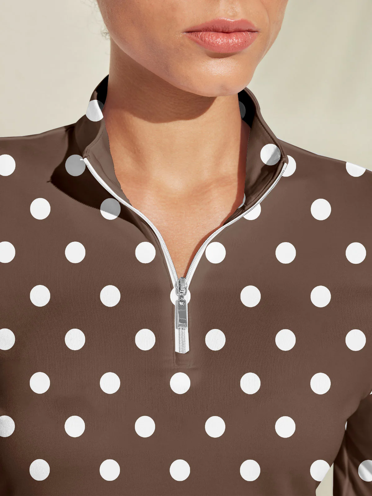 Hyper-prep Silky Golf Shirt Quarterzip UPF50+ - Image 3