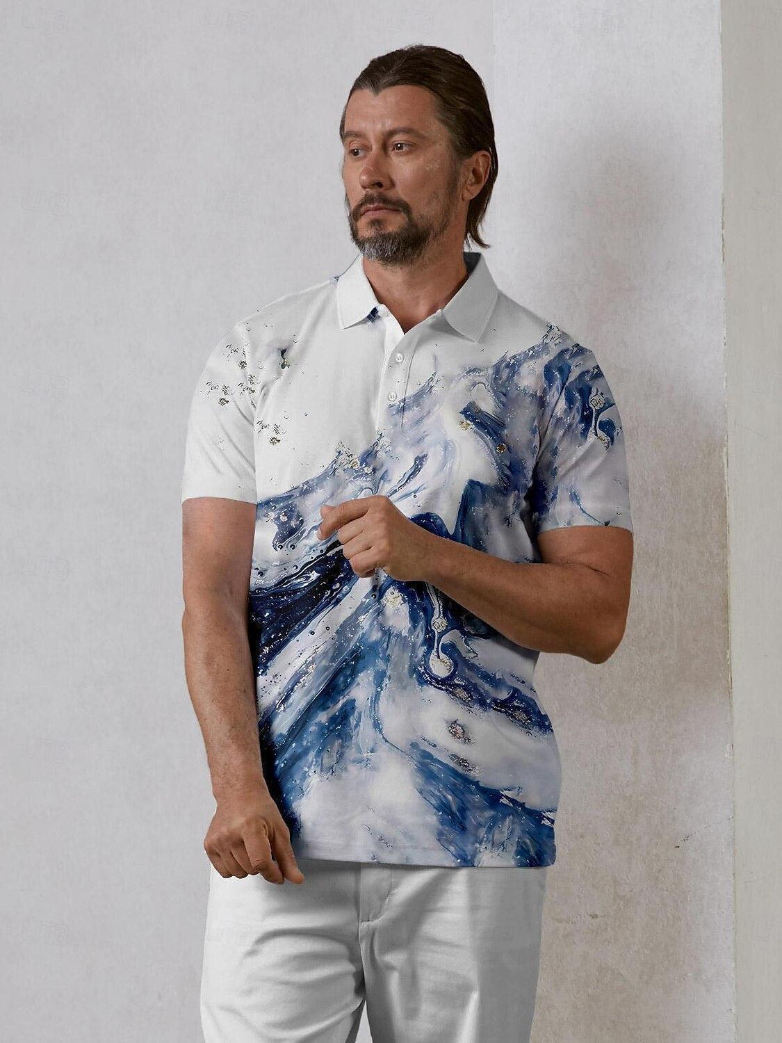 Inked Skins Men's Polo Top UPF50+ - Image 5