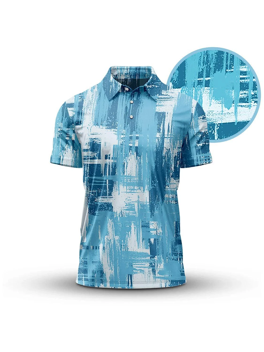 Inked Skins Men's Polo Top UPF50+ - Image 3
