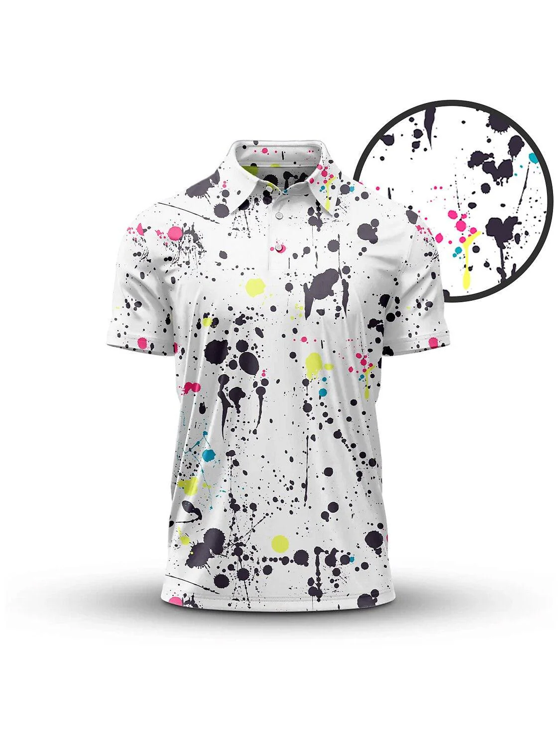 Inked Skins Men's Polo Top UPF50+ - Image 3