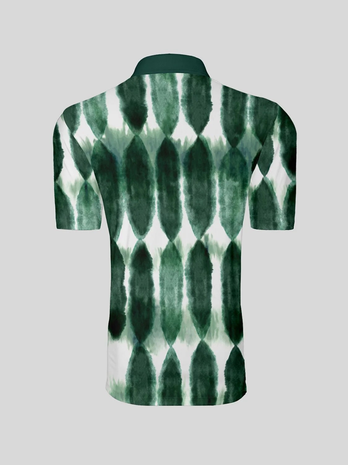 Inked Skins Men's Ribbed Collar Polo Top UPF50+ - Image 6