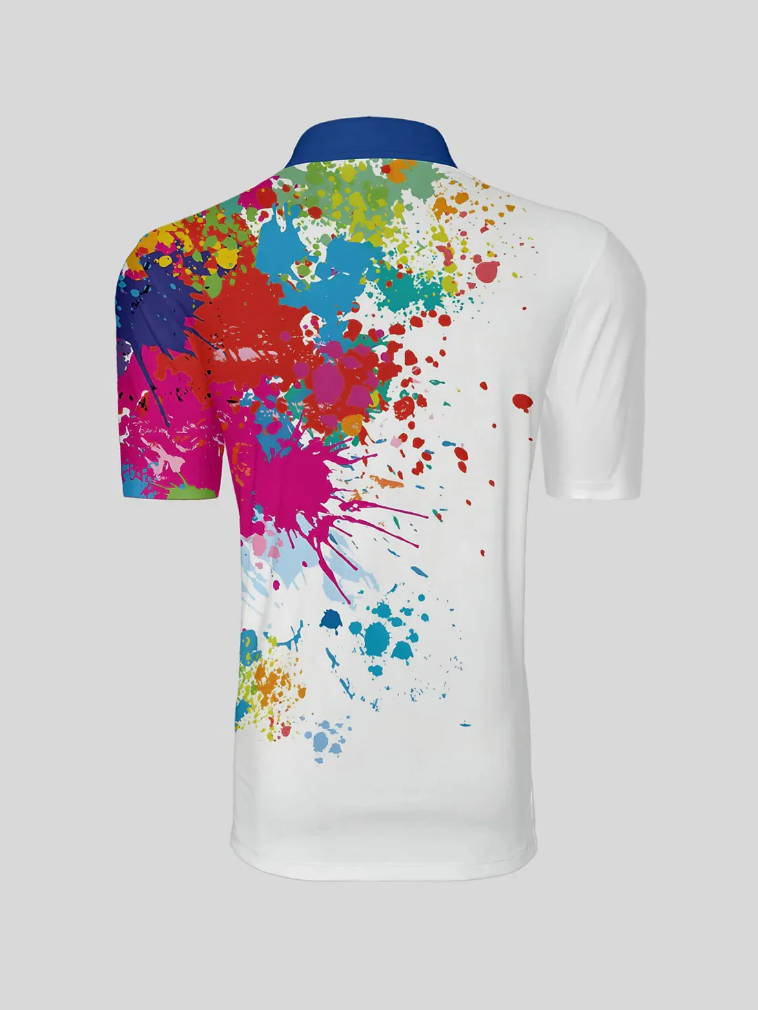 Inked Skins Men's Ribbed Collar Polo Top UPF50+ - Image 6